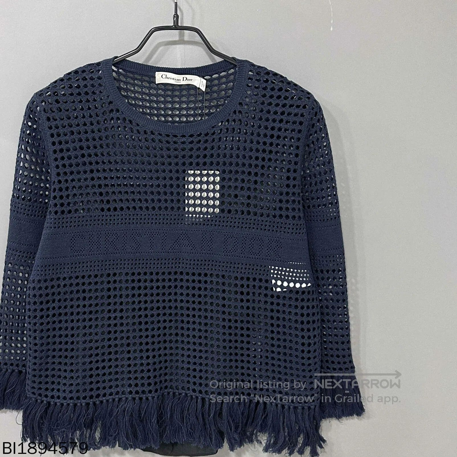 Dior christian dior lace fringe top. Size US M / EU 48-50 / 2 - 3 Thumbnail