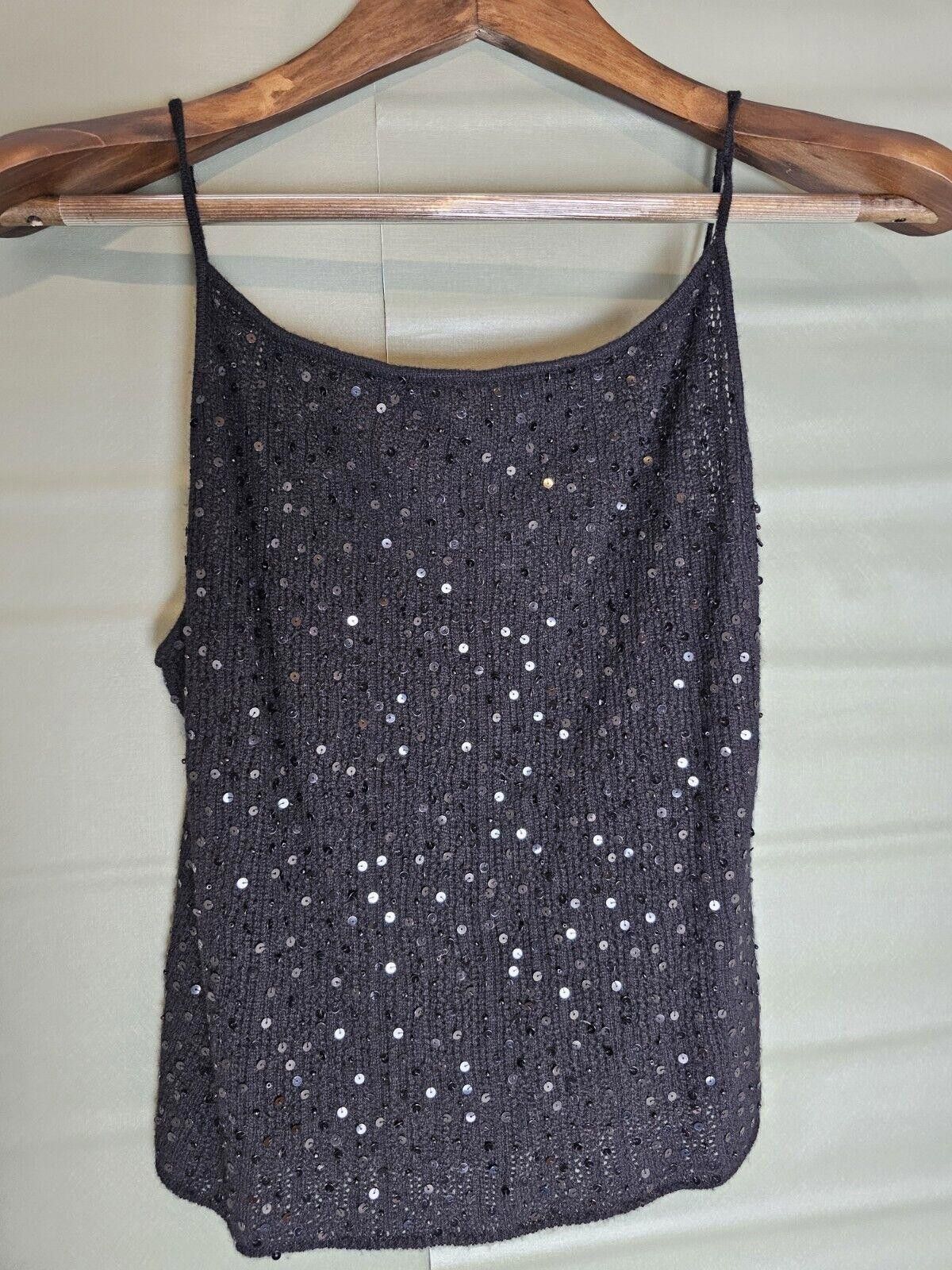 Other Shelli Segal Top & Cardigan Set Black Womens Size M Size M / US 6-8 / IT 42-44 - 2 Thumbnail