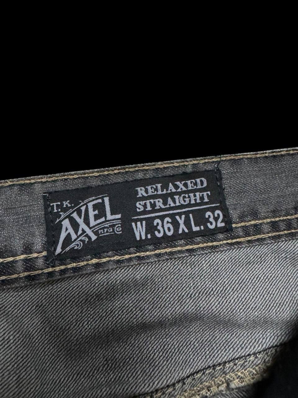 Japanese Brand BAGGY - Waist 37 Axel 🇯🇵 Mudwash Sick Style Distressed Jeans Size US 37 - 16 Thumbnail