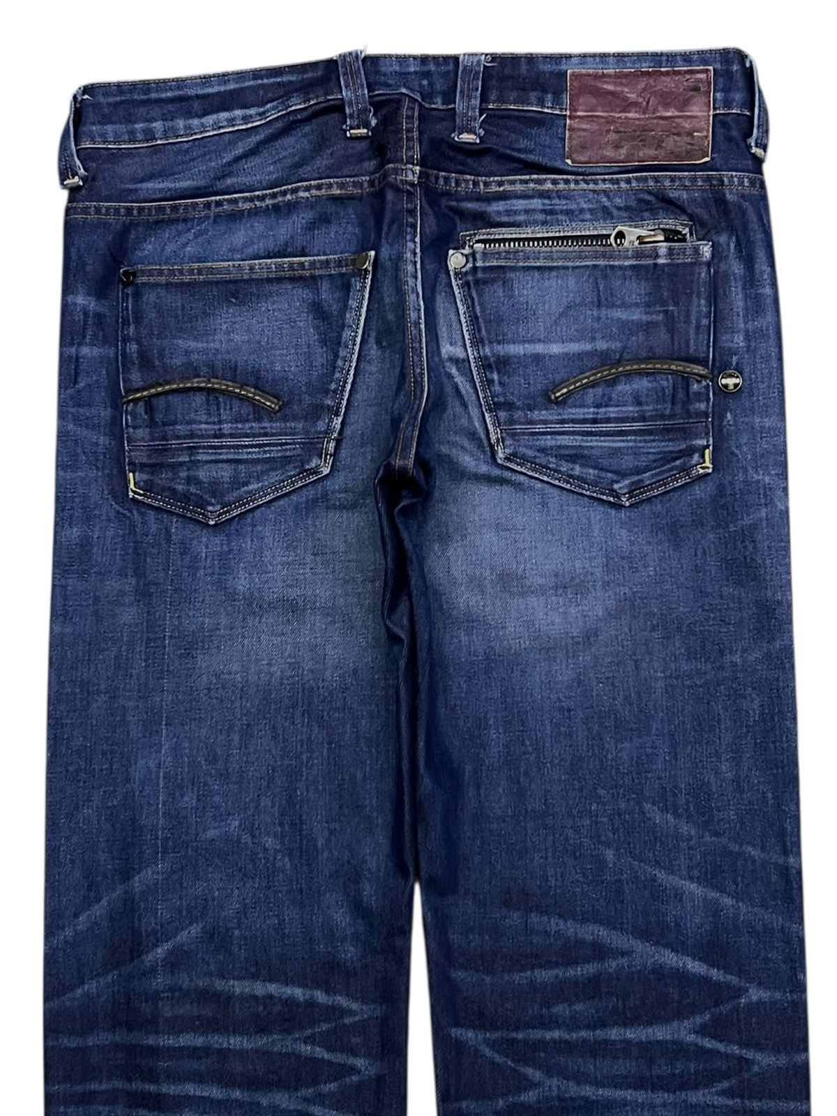 G-Star Vintage G-Star Raw Denim - Faded Wash, Honeycomb Denim Size US 32 / EU 48 - 5 Thumbnail