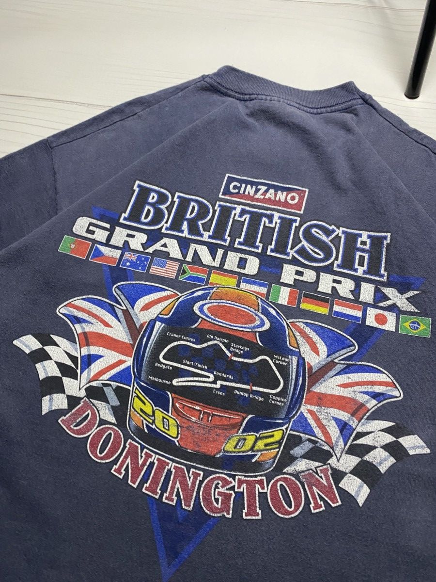 Other Vintage British Grand Prix 2002 motorcycle faded t shirt Size US L / EU 52-54 / 3 - 9 Thumbnail