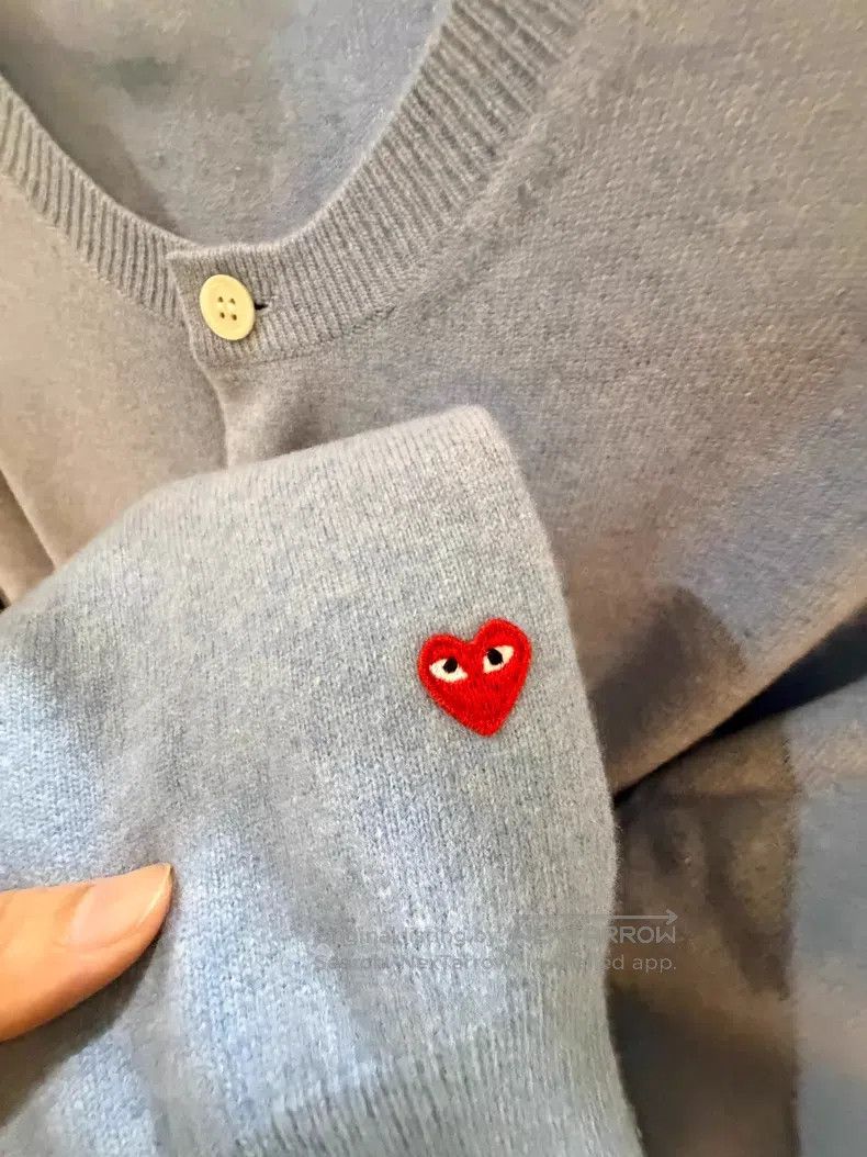 Comme des Garcons Comme des Garcons Gray-blue wool cardigan Size S / US 4 / IT 40 - 2 Thumbnail