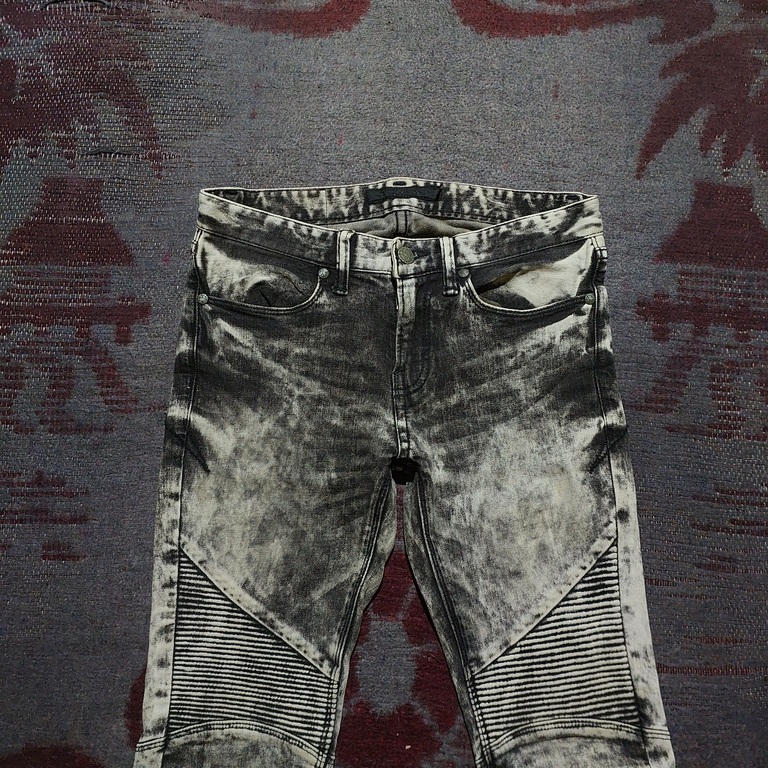 GOSTAR DE FUGA FUGA japanese acid biker jeans Size US 29 - 2 Thumbnail