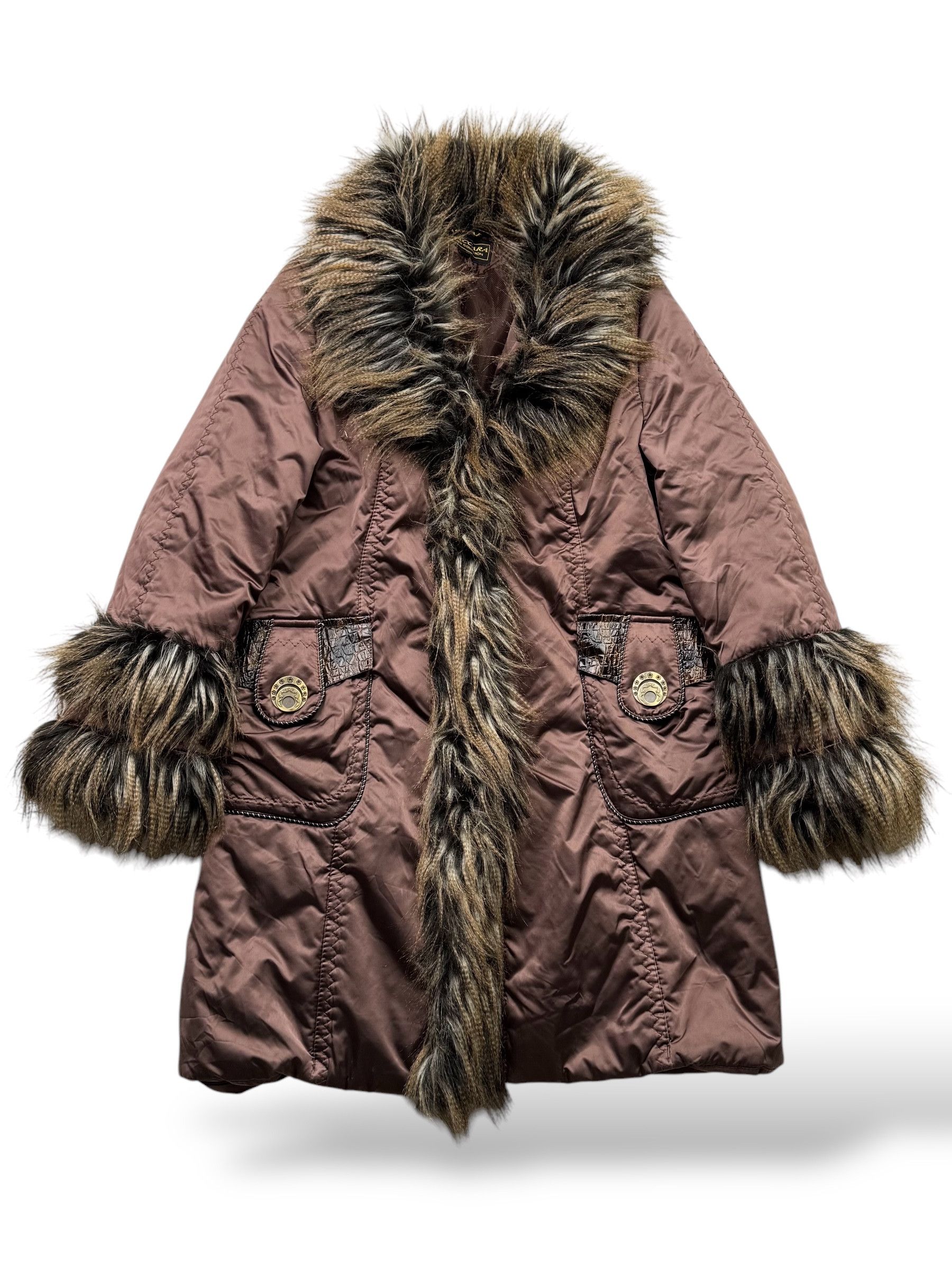Vintage Vintage Jacket With Faux Fur Details W55(V9) Size M / US 6-8 / IT 42-44 - 1 Thumbnail