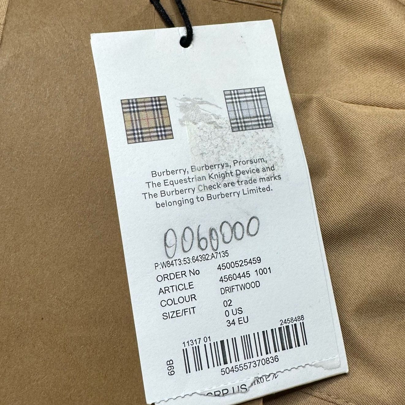 Burberry BURBERRY Tapered Pant Trouser Silk Scarf Belt SOCIETY NWT Size 25" / US 0 / IT 36 - 16 Thumbnail