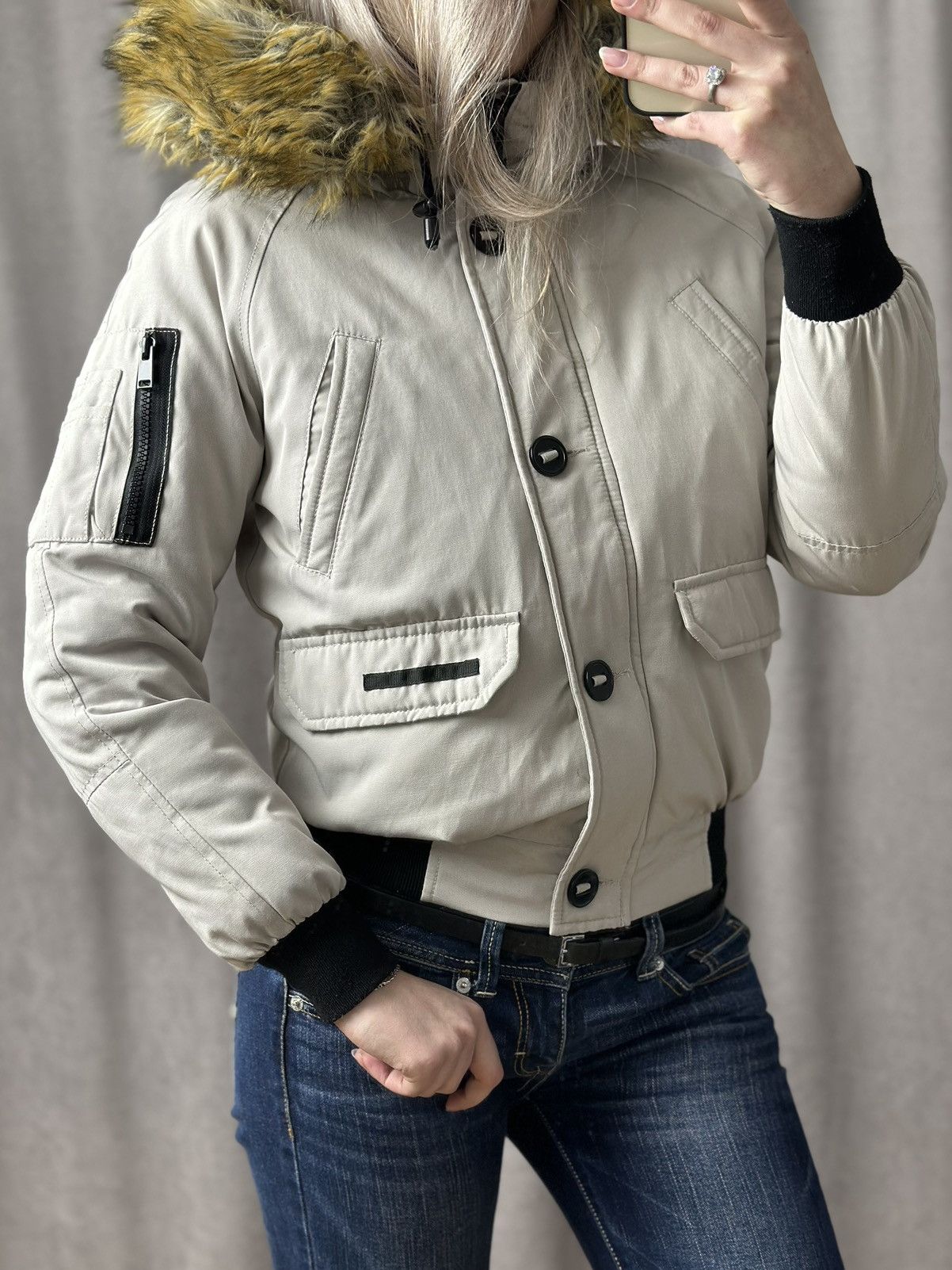 If Six Was Nine Vintage Ifsixwasnine Jacket Fur Mexx LGB Y2K Rare Kapital Size XS / US 0-2 / IT 36-38 - 3 Thumbnail