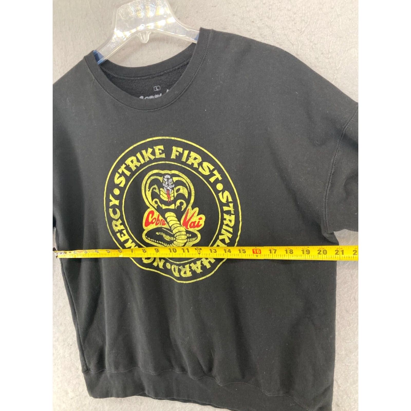 Ripple Junction Ripple Junction Sweatshirt Mens Large Black Cobra Kai Strike First Size US S / EU 44-46 / 1 - 4 Thumbnail