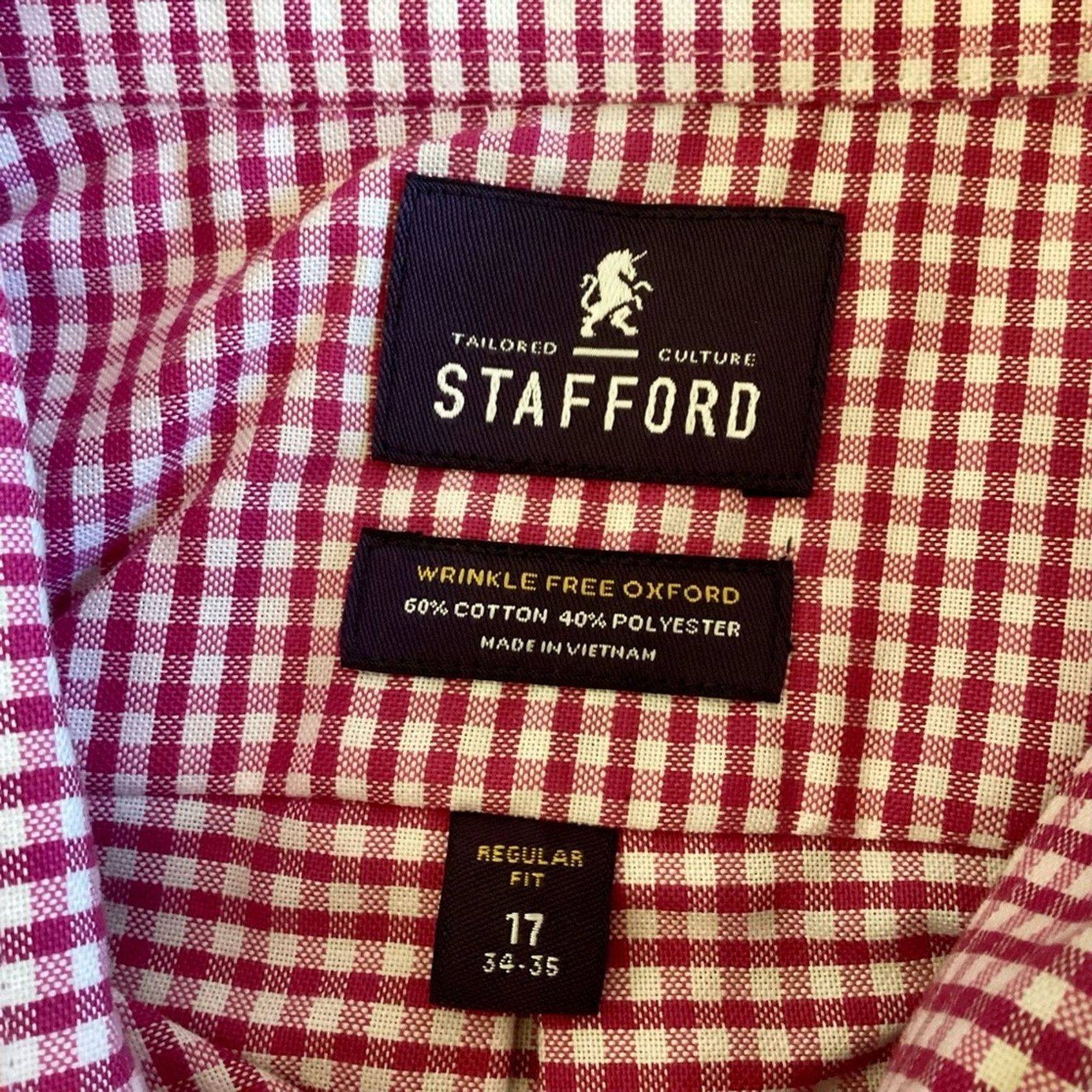 Stafford Stafford Wrinkle Free Oxford Size US XL / EU 56 / 4 - 3 Thumbnail