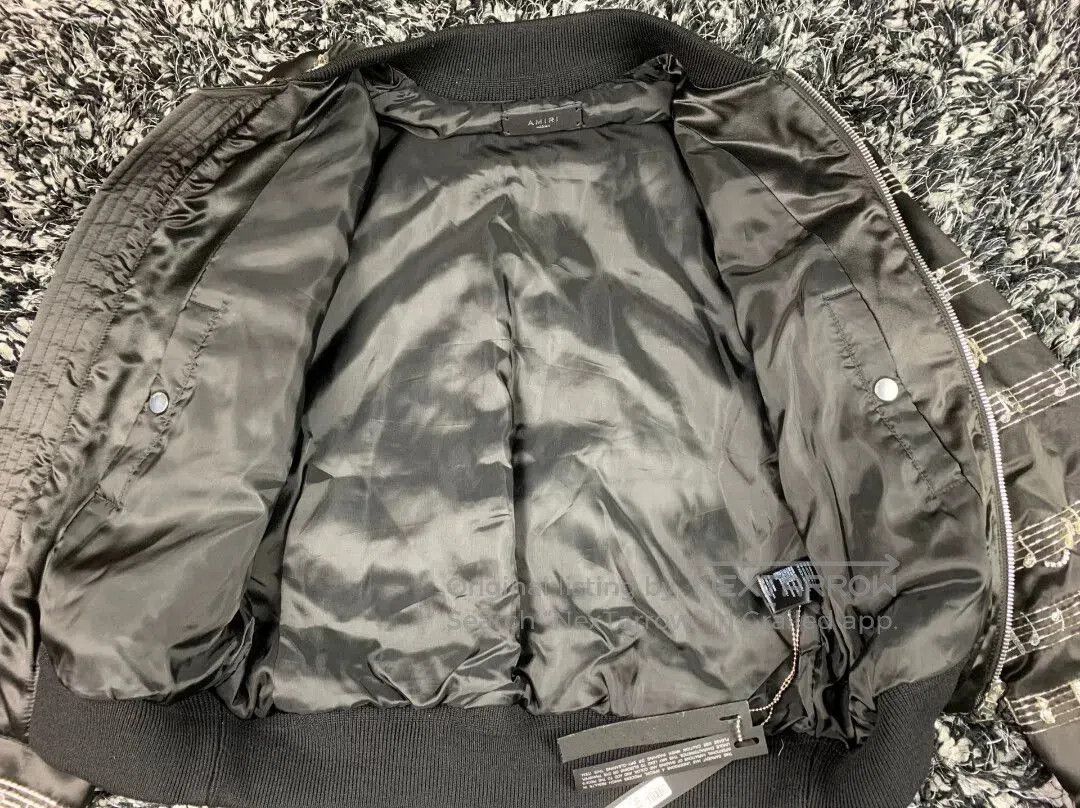 Amiri amiri music note bomber jacket. Size US M / EU 48-50 / 2 - 6 Thumbnail