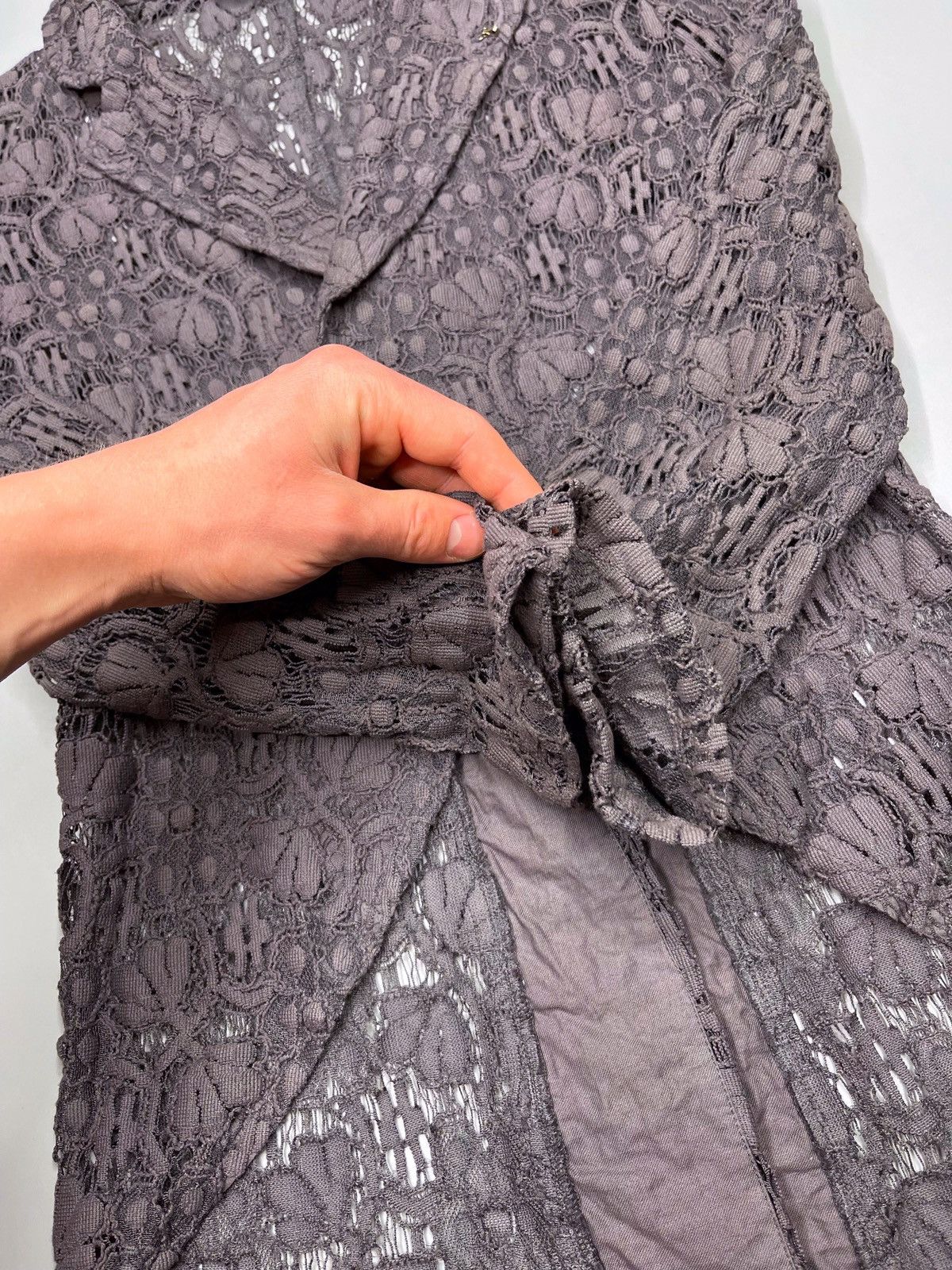 Comme des Garcons RARE Comme Des Garcons Lace Coat Archive Size S / US 4 / IT 40 - 11 Thumbnail