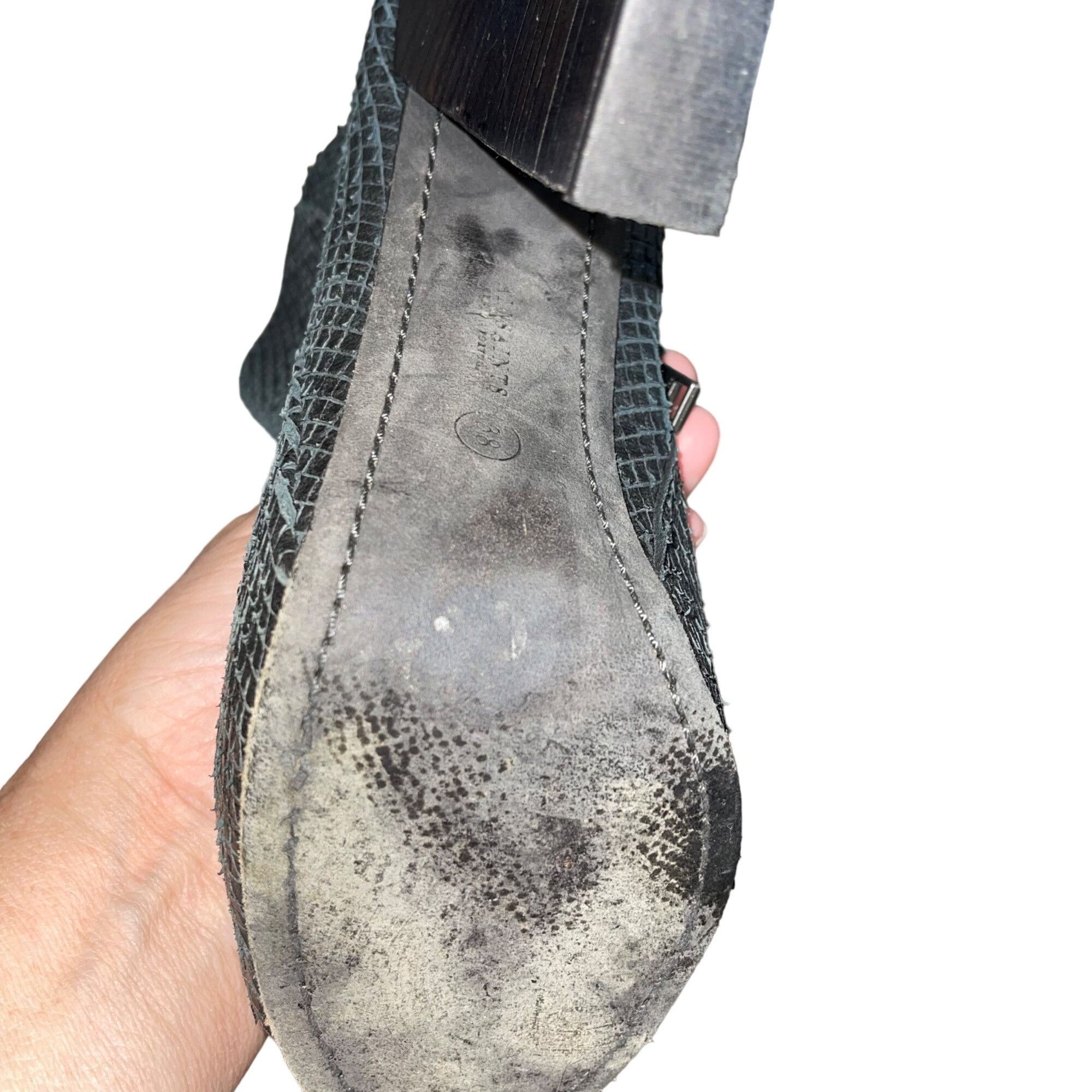 Allsaints Allsaints Womens Booties Size 38 Black Peep Toe Size US 8 / IT 38 - 6 Thumbnail