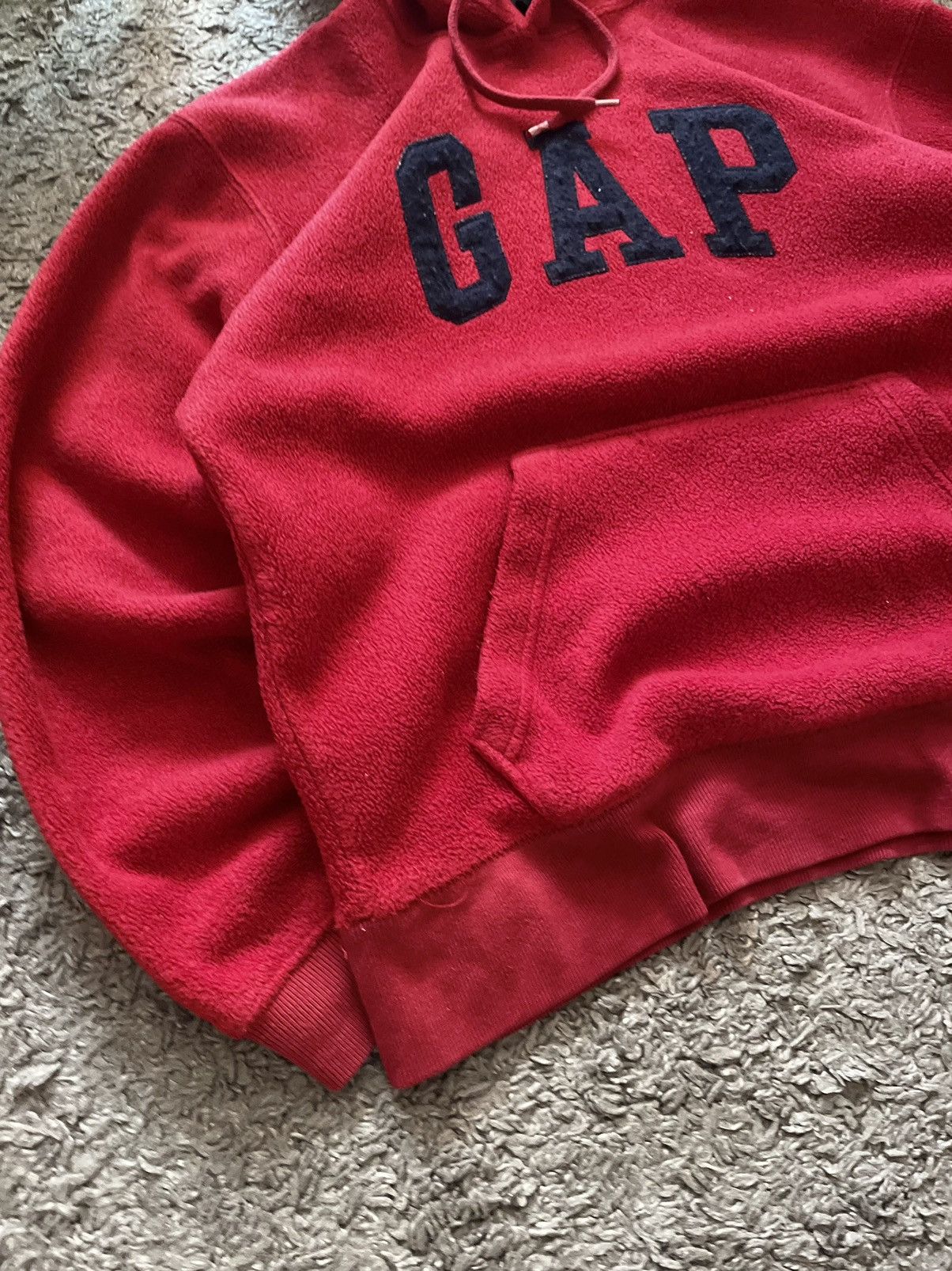 Gap × Vintage 00s Gap Teddy-Hoodie Fleece Streetwear Vintage Big Logo Rare Size US S / EU 44-46 / 1 - 6 Thumbnail