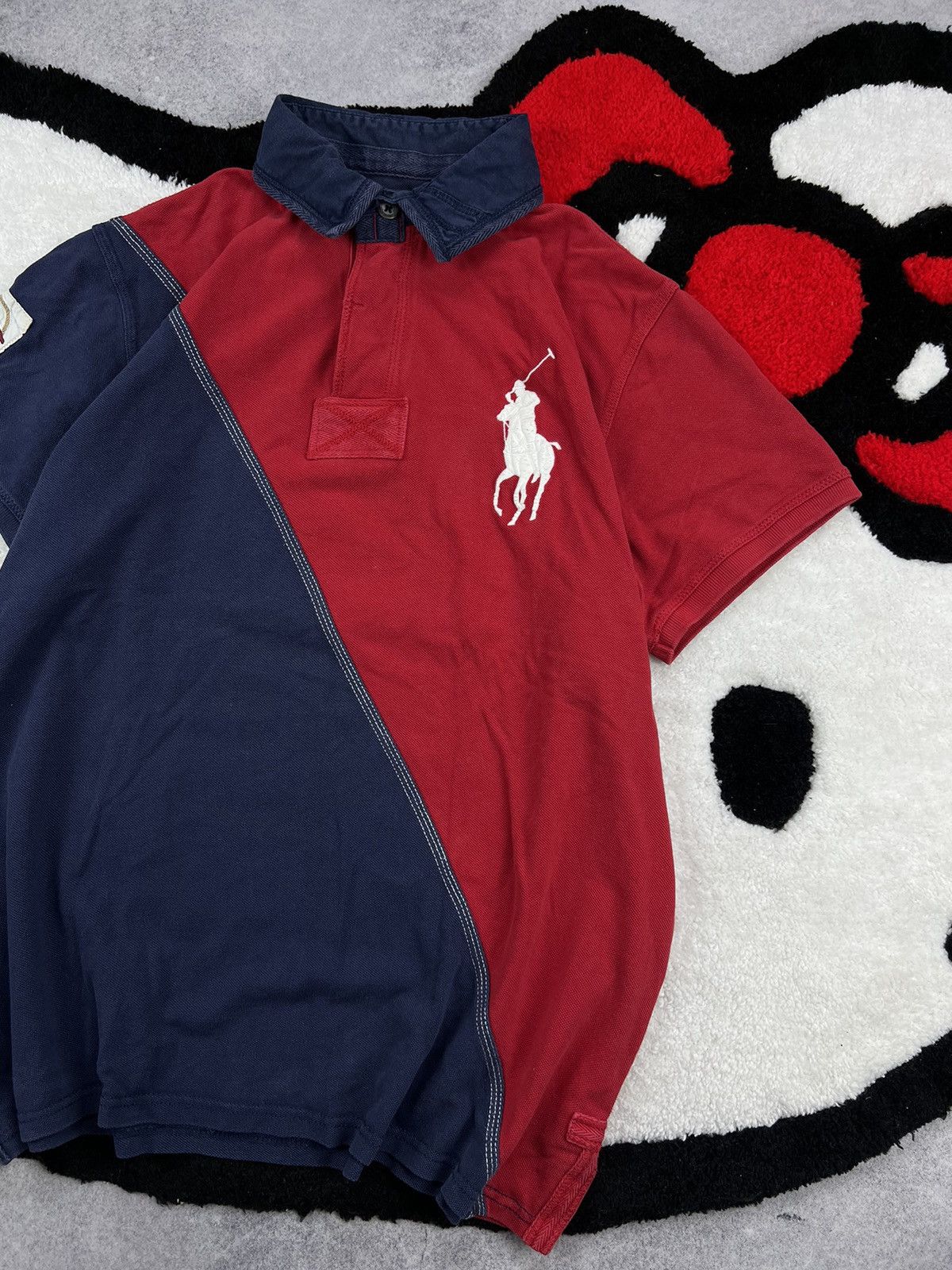 Ralph Lauren Vintage Polo Ralph Lauren Yacht Club Chief Keef Style Polo Size US L / EU 52-54 / 3 - 3 Thumbnail