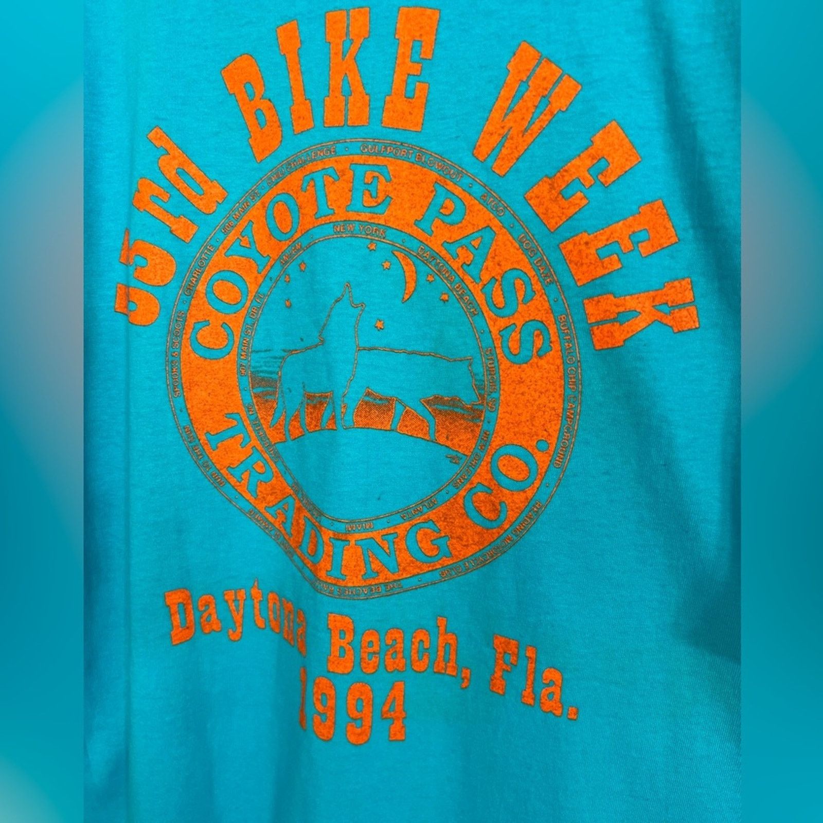 Vintage Vintage 90’s Bike Week SZ XL Single Stitch 2-Sided Shirt NEW Size US XL / EU 56 / 4 - 4 Thumbnail
