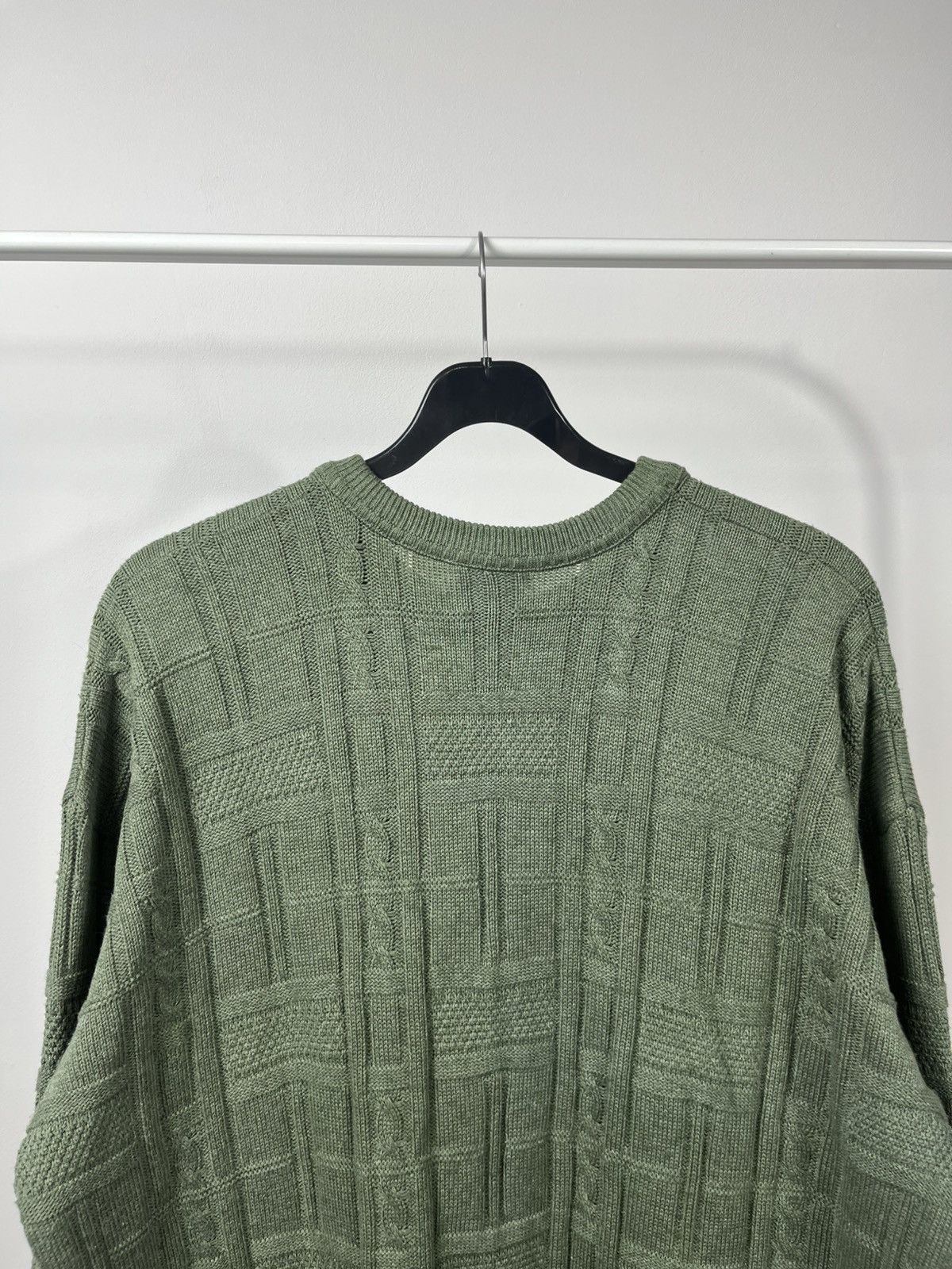 Lacoste × Vintage Vintage Lacoste Green 3D Knit Sweater Pullover Size 6 Size US XL / EU 56 / 4 - 11 Thumbnail