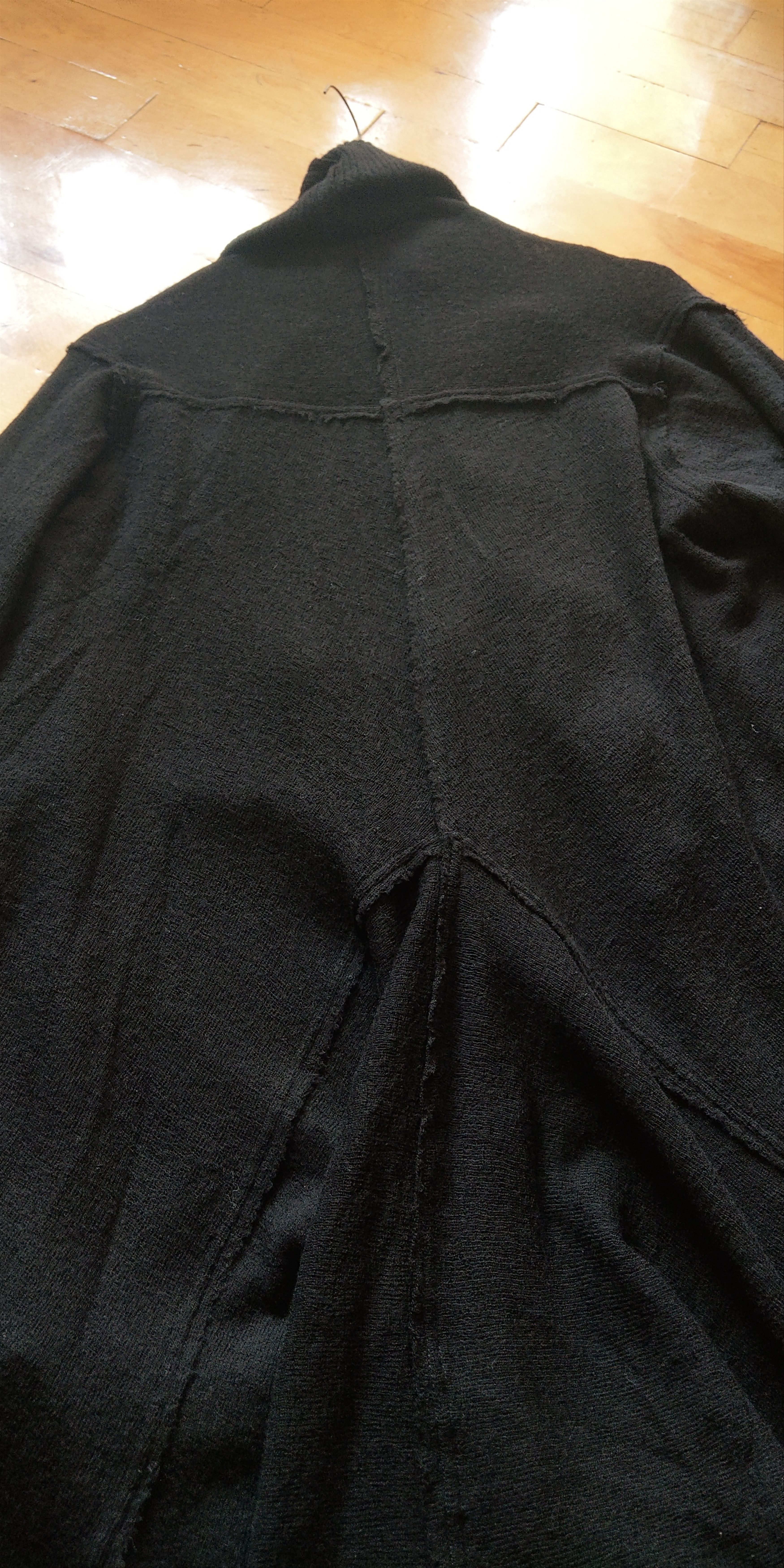 Ivan Grundahl Reconstructed 100%Wool Coat Cape Cardigan Darkfashion Goth M Size US M / EU 48-50 / 2 - 13 Thumbnail