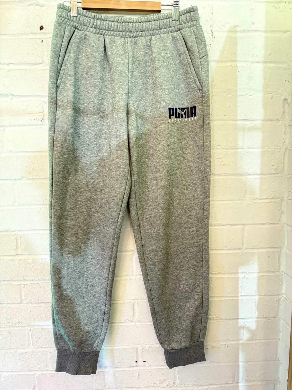 Puma Puma Grey Men's Sweatpants Sportswear Size US 32 / EU 48 - 3 Thumbnail