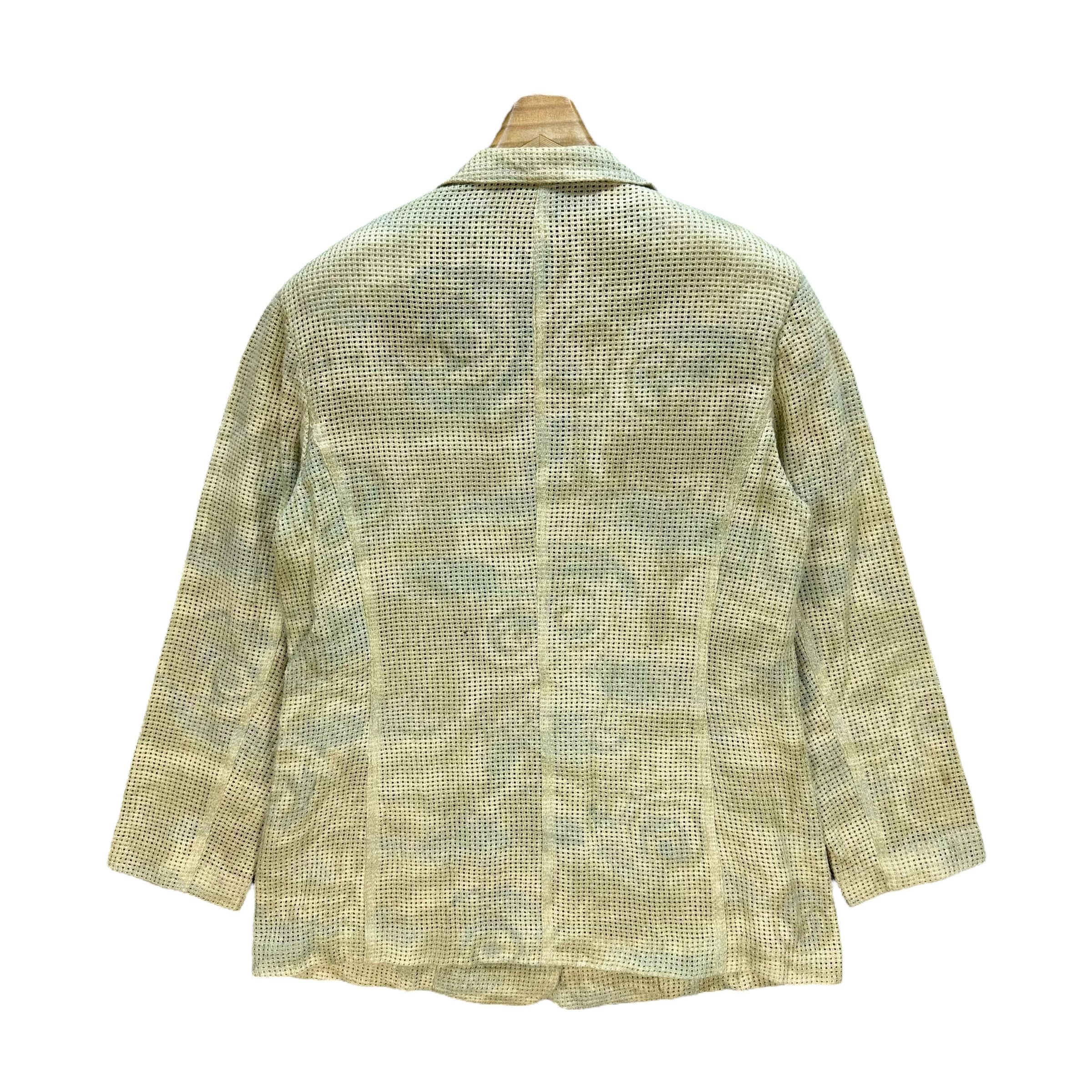 Louis Feraud LOUIS FERAUD Paris Floral Design Mesh Blazer #A52-1200 Size M / US 6-8 / IT 42-44 - 10 Thumbnail
