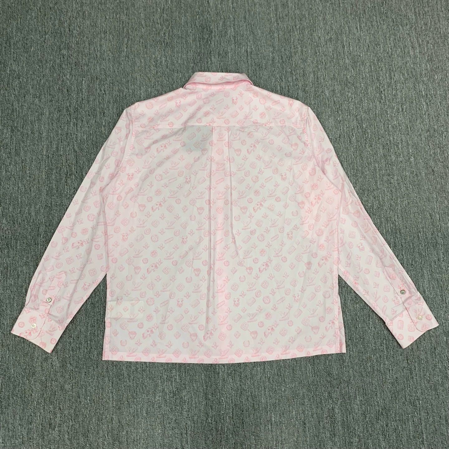 Louis Vuitton LV x Tyler Pink Monogram Shirt Jacket L NWT 14184 Size US L / EU 52-54 / 3 - 2 Thumbnail