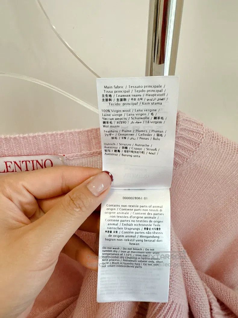 Valentino Valentino Pink feather sweater Size S / US 4 / IT 40 - 5 Thumbnail
