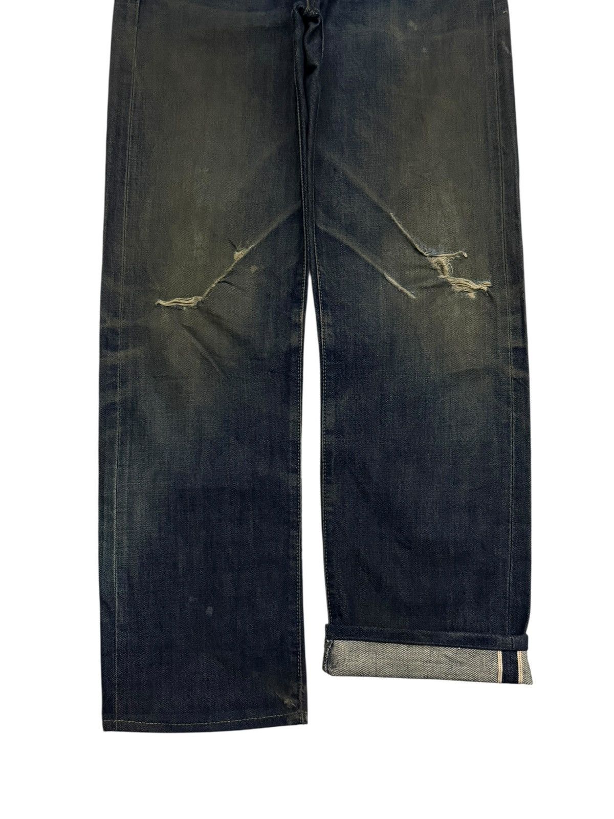 Levi's Vintage Clothing Vintage 90s Levi’s 551Z-XX Big E Talon Selvedge Denim Jeans Size US 30 / EU 46 - 6 Thumbnail