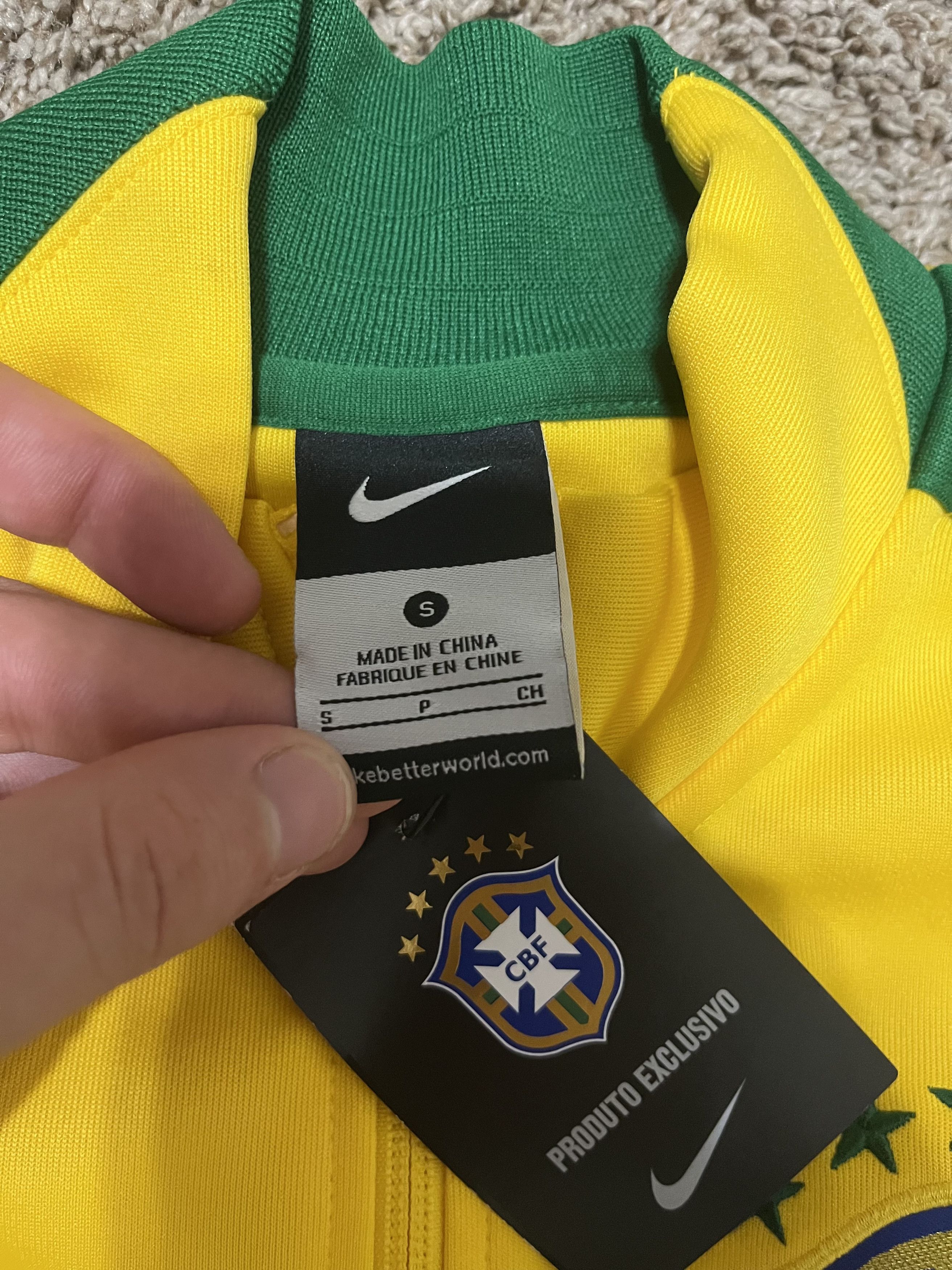 Nike Nike Size S Brazil National Team Jacket Size US S / EU 44-46 / 1 - 3 Thumbnail