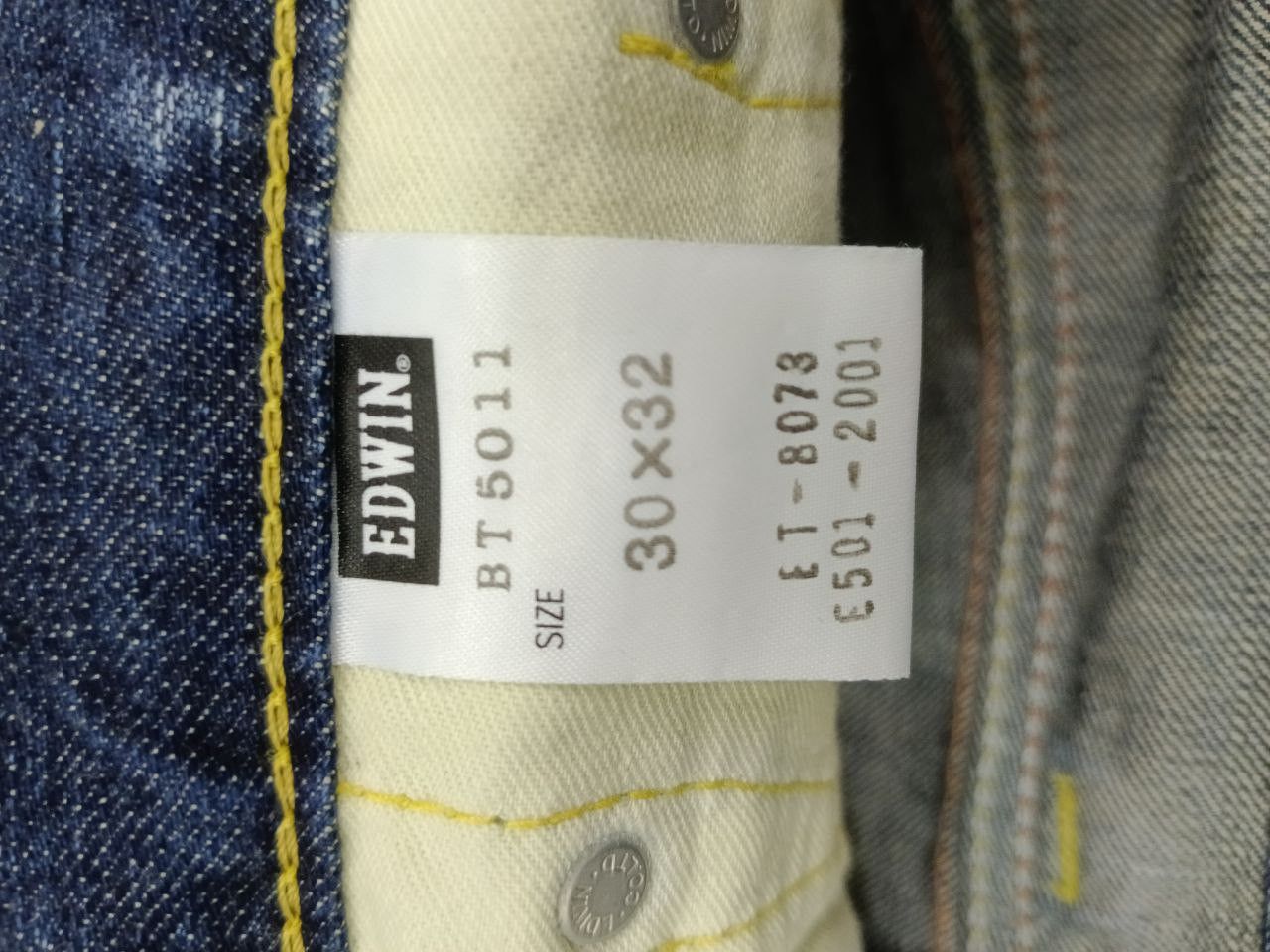 Edwin SICK RIPED WASHED BLUE EDWIN DENIM PANTS Size US 30 / EU 46 - 9 Thumbnail