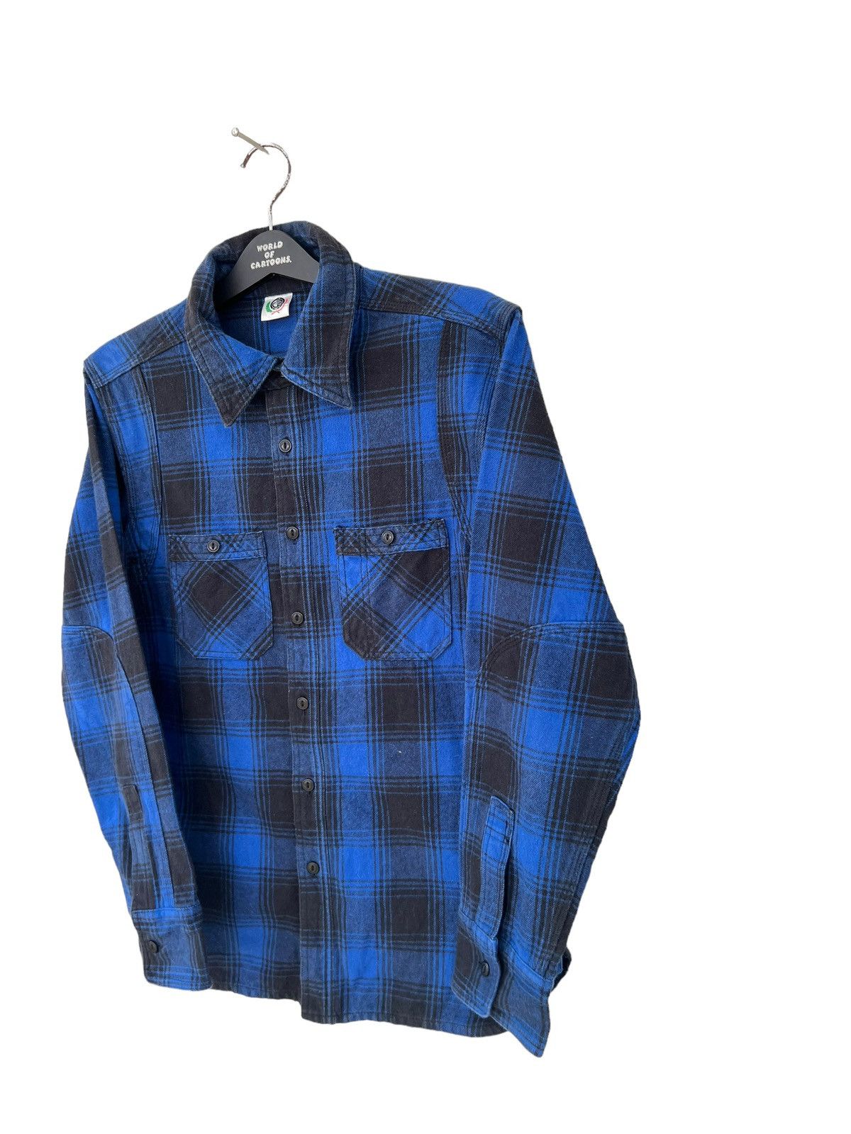 Vintage Japan Brand Cab Clothing 30s 40s Style Thick Flannel Shirt Size US M / EU 48-50 / 2 - 10 Thumbnail
