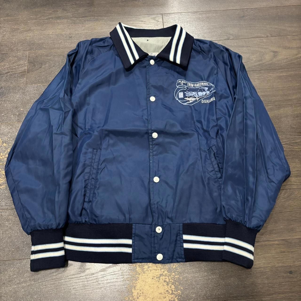 Other vintage General Motors Oshawa plant windbreaker jacket 90s L Size US XL / EU 56 / 4 - 2 Thumbnail