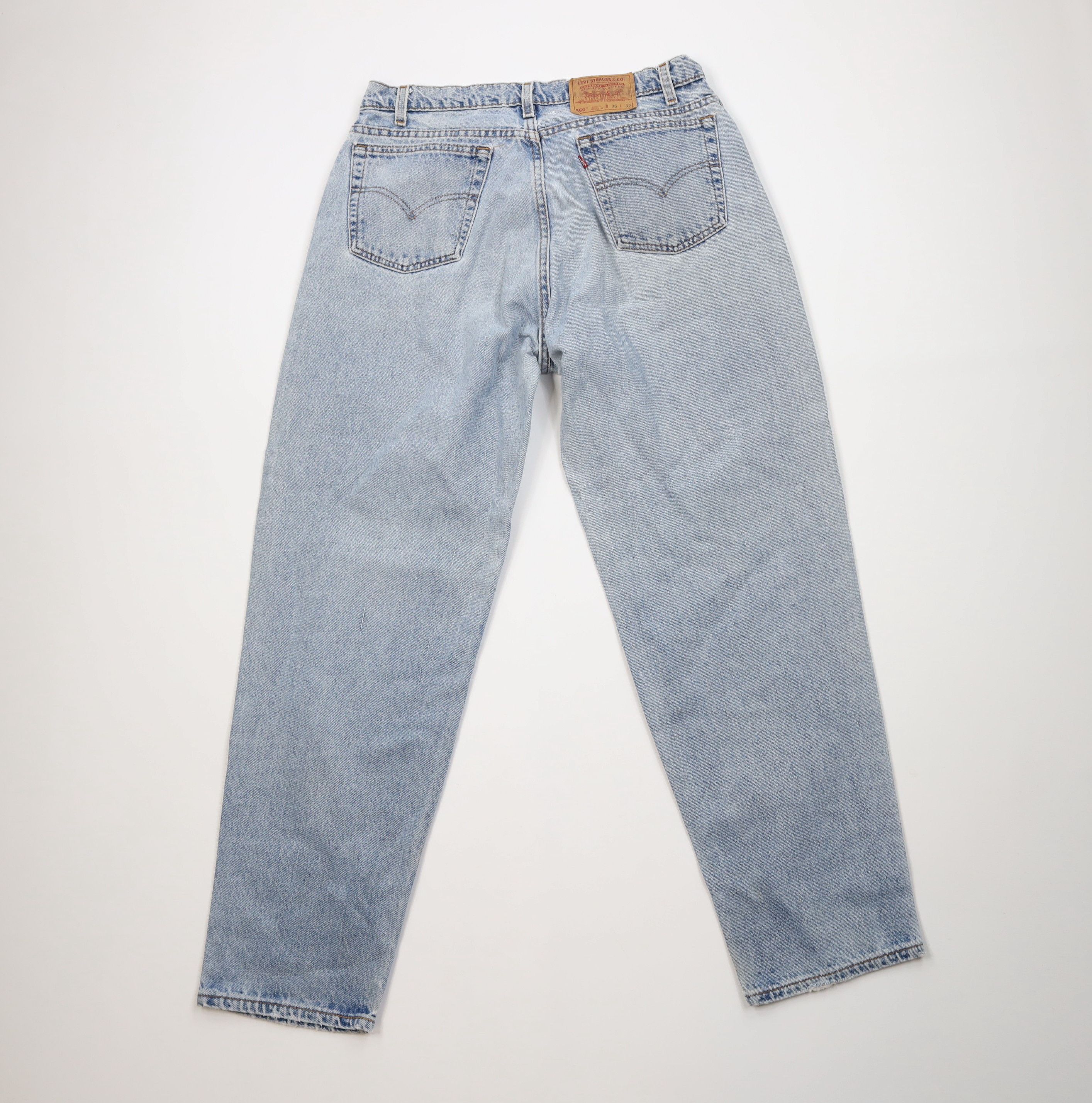 Levi's Vintage 90s Levi 560 Loose Fit Tapered Leg Jeans Blue USA Size US 36 / EU 52 - 11 Thumbnail