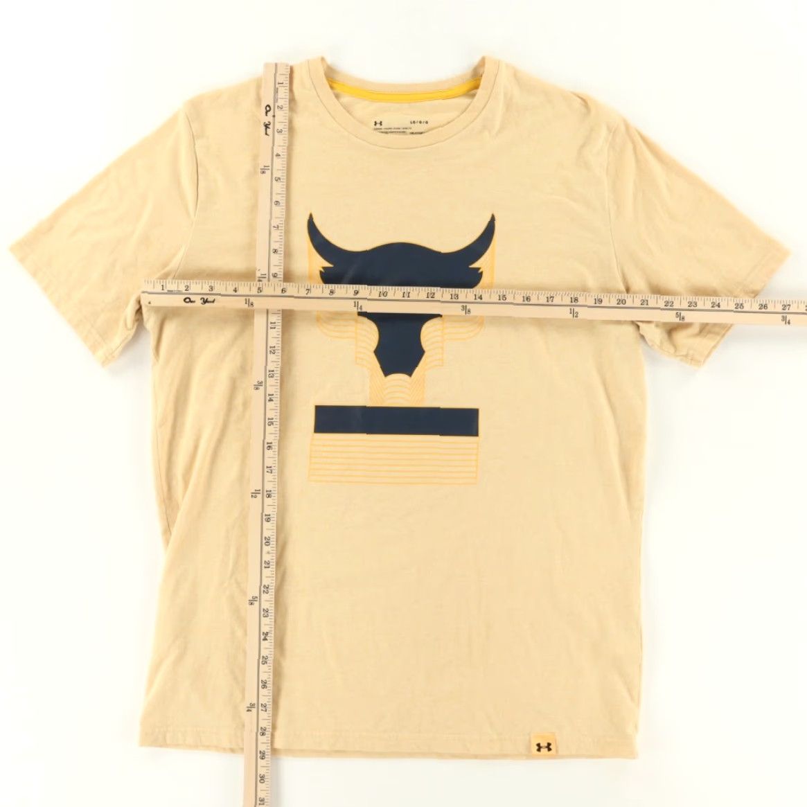 Under Armour Under Armour Project Rock Stretch Solid T-Shirt Yellow Men's L Shirt Mens L Yellow Project Rock Stretch Solid T-Shirt Under Armour Size US L / EU 52-54 / 3 - 3 Thumbnail