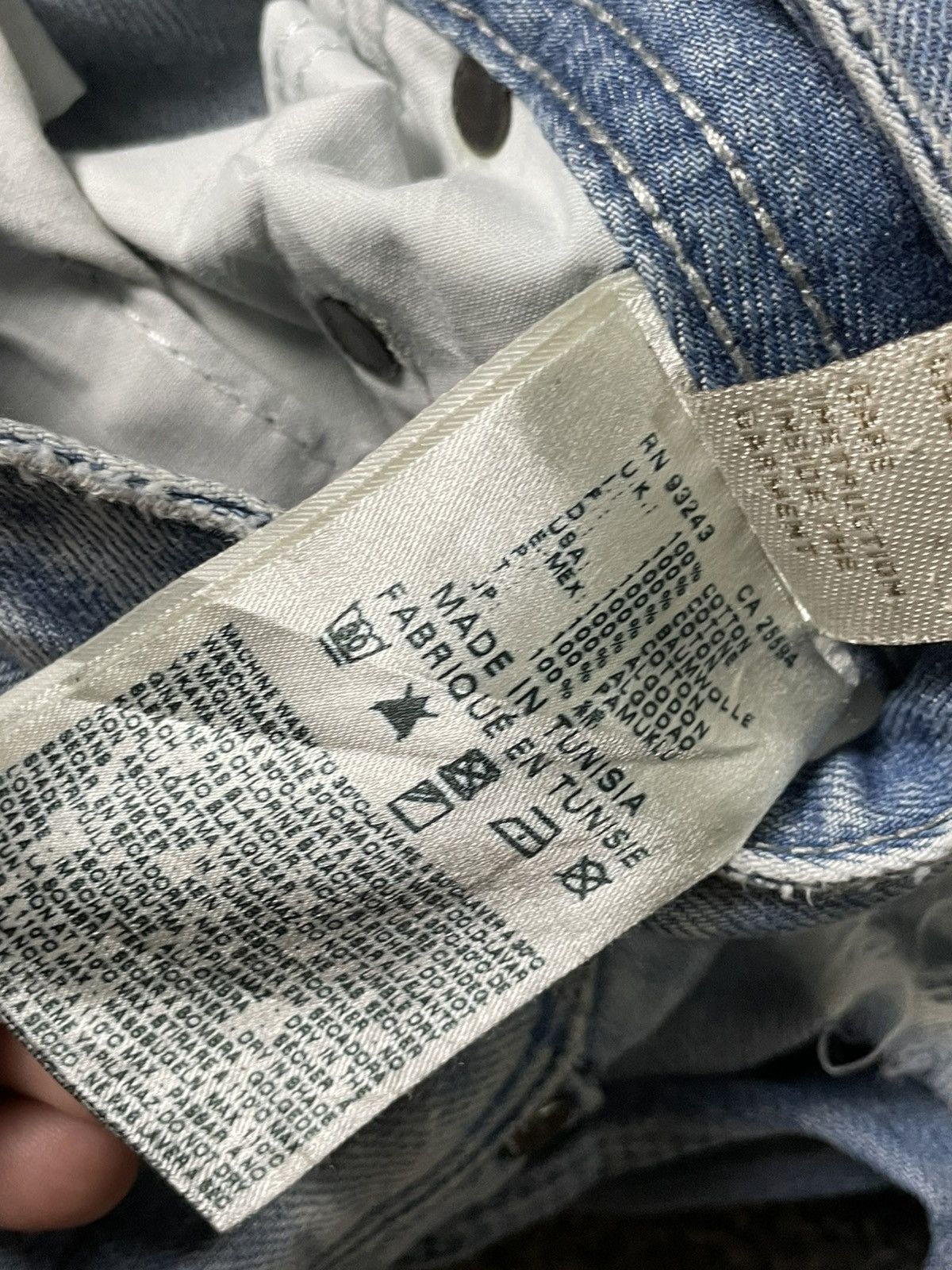 Diesel × Vintage DIESEL SAFADO SLIM FIT REGULAR JEANS (103) Size US 33 - 7 Thumbnail