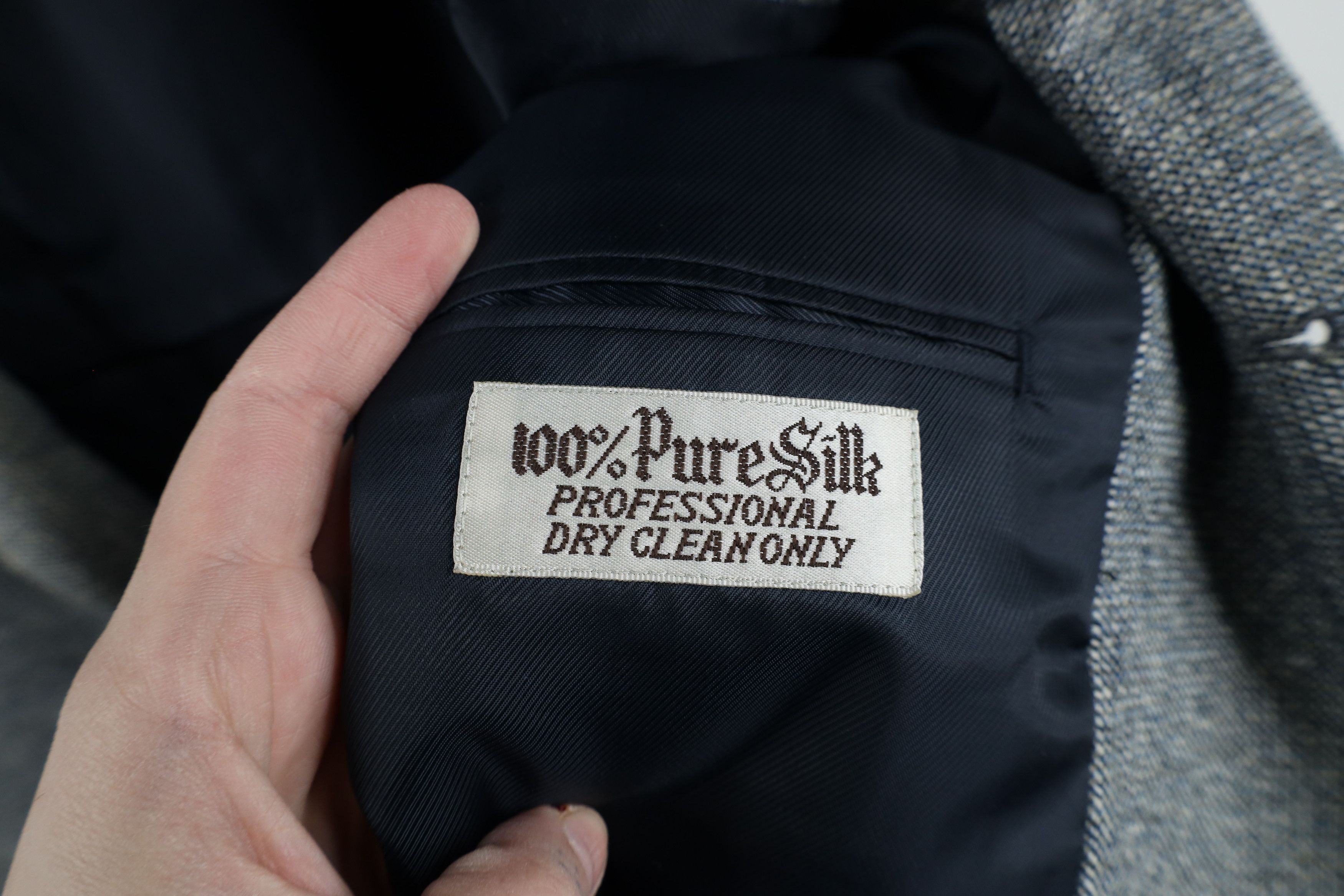 Vintage Vintage 90s Streetwear Silk Tweed Blazer Suit Coat Jacket Size US XL / EU 56 / 4 - 14 Thumbnail