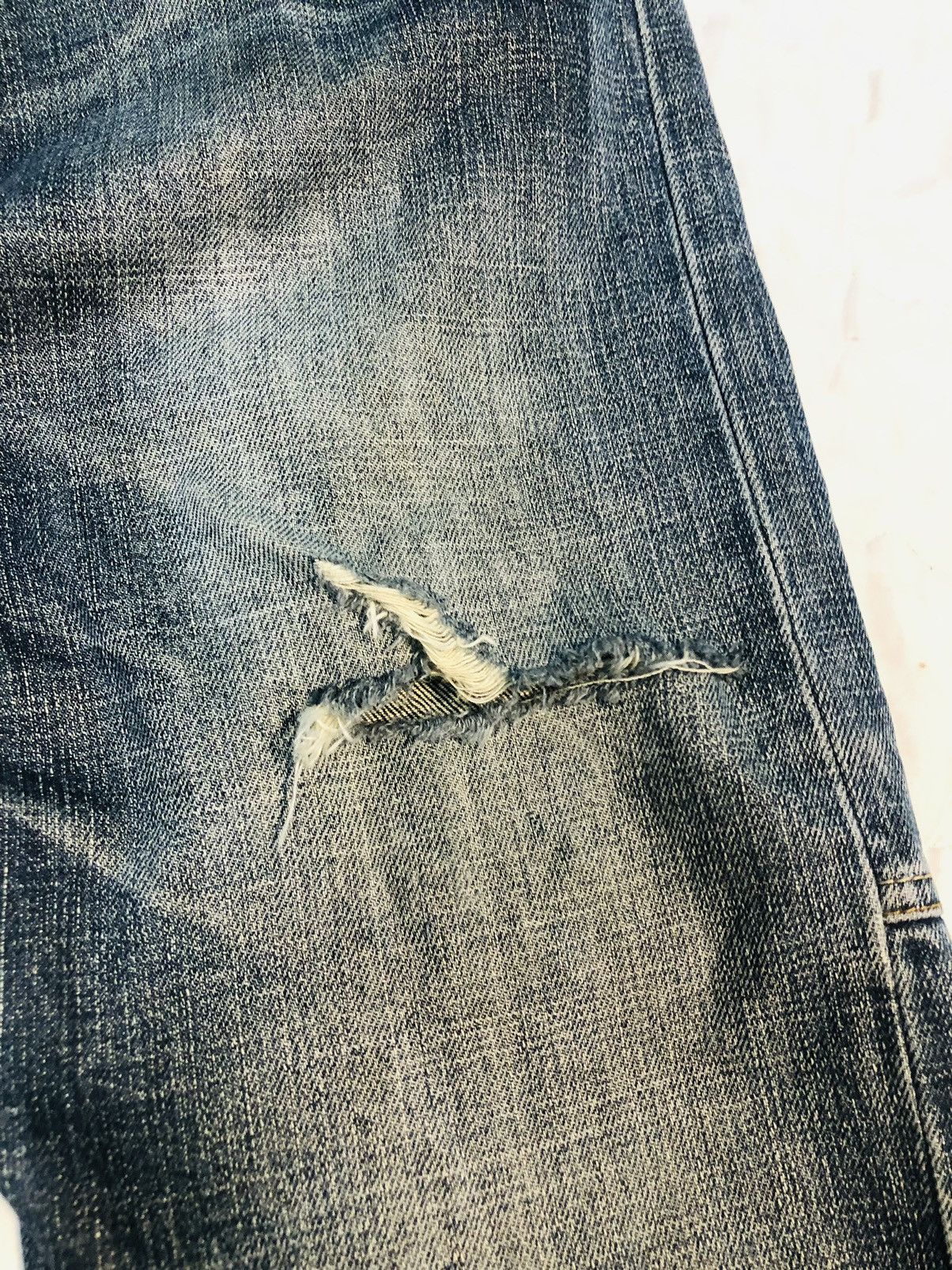 Japanese Brand Dominates Double Waist Jeans (2) Size US 30 / EU 46 - 7 Thumbnail