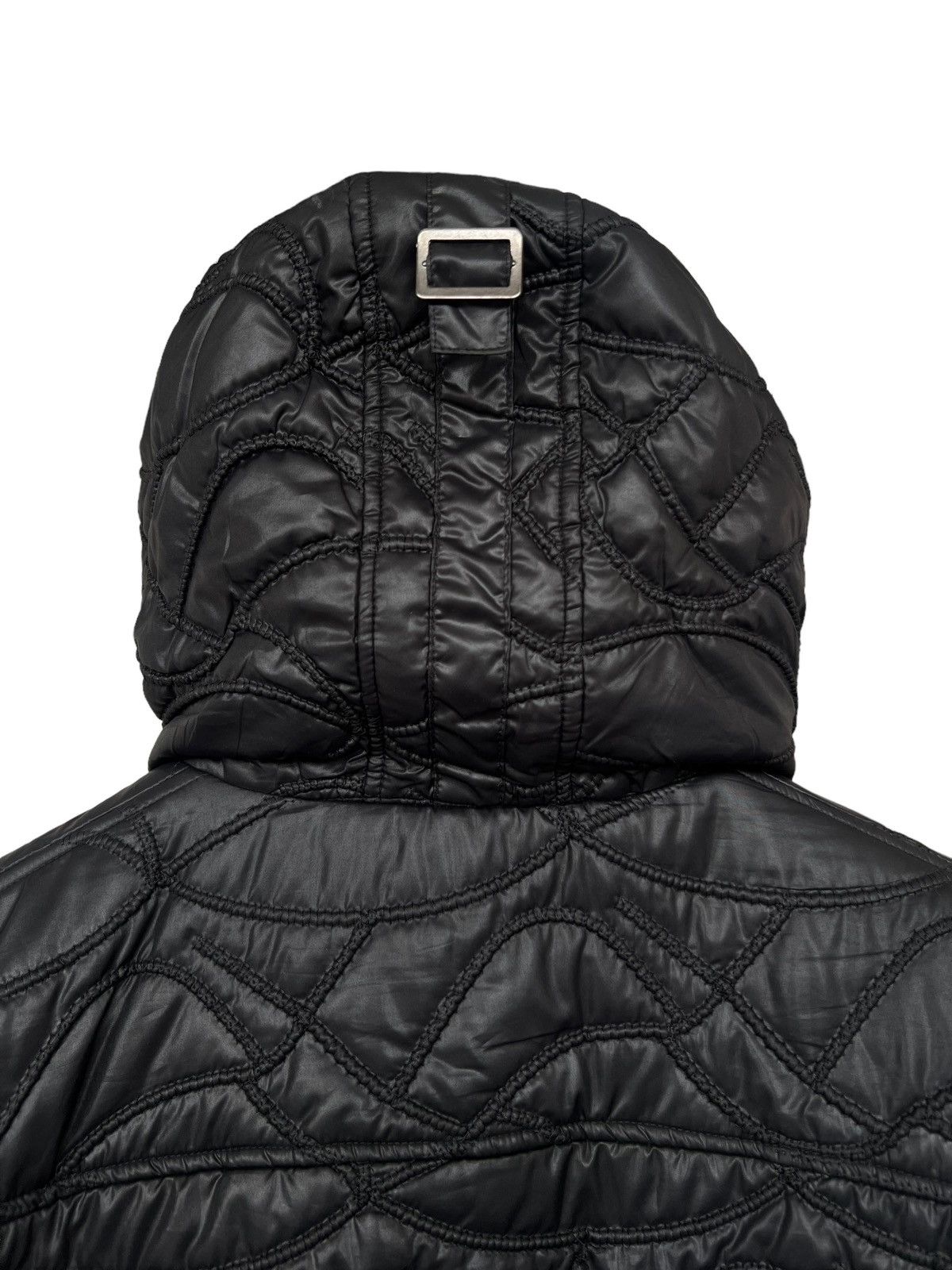 Japanese Brand Ecepcion Bondage Puffer Fur Hoodie Down Jacket Size S / US 4 / IT 40 - 5 Thumbnail