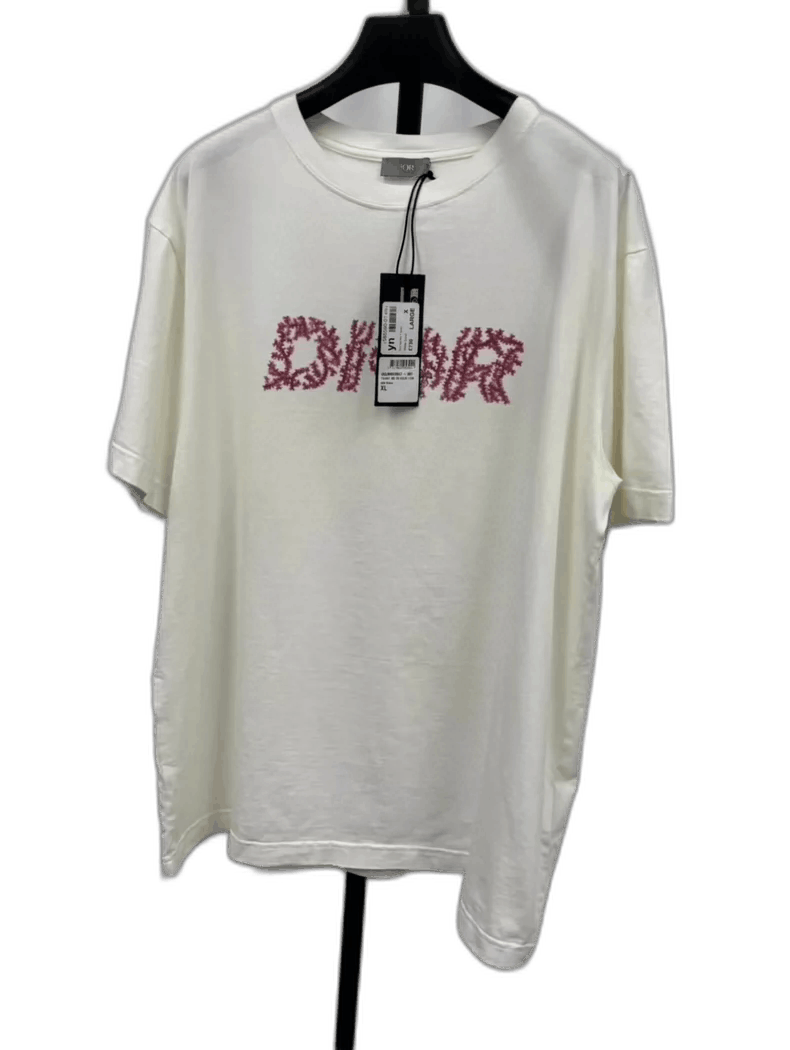 Dior Dior Logo Print Loose T-Shirt-yf Size US XL / EU 56 / 4 - 1 Thumbnail