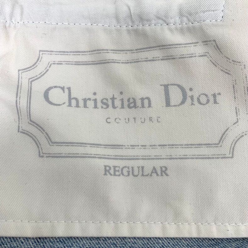 Dior Dior Couture Workshop Series Blue Cotton Denim Casual Trous Size US 31 - 6 Thumbnail