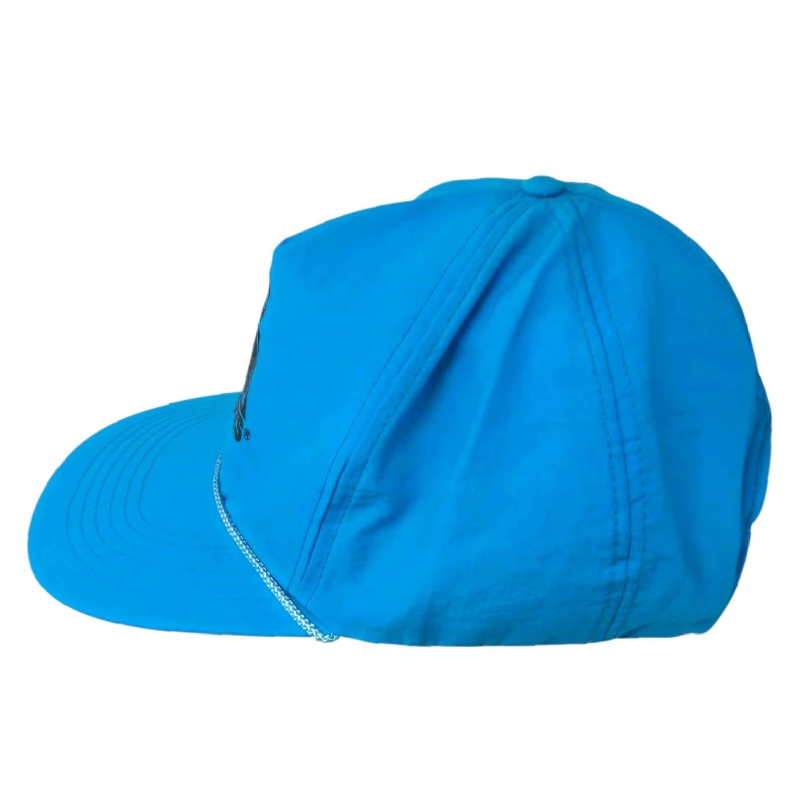 Vintage VINTAGE Big A Auto Parts Snapback Hat Blue 100% Nylon Rope Adjustable Mens Blue & White 80's 90's Size ONE SIZE - 2 Thumbnail