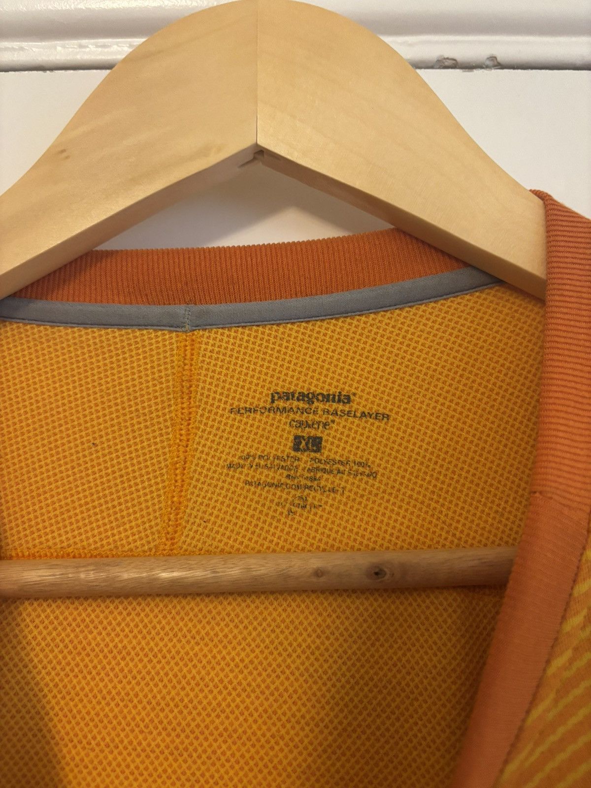 Patagonia XL Orange striped Patagonia long sleeve shirt Size US XL / EU 56 / 4 - 5 Thumbnail