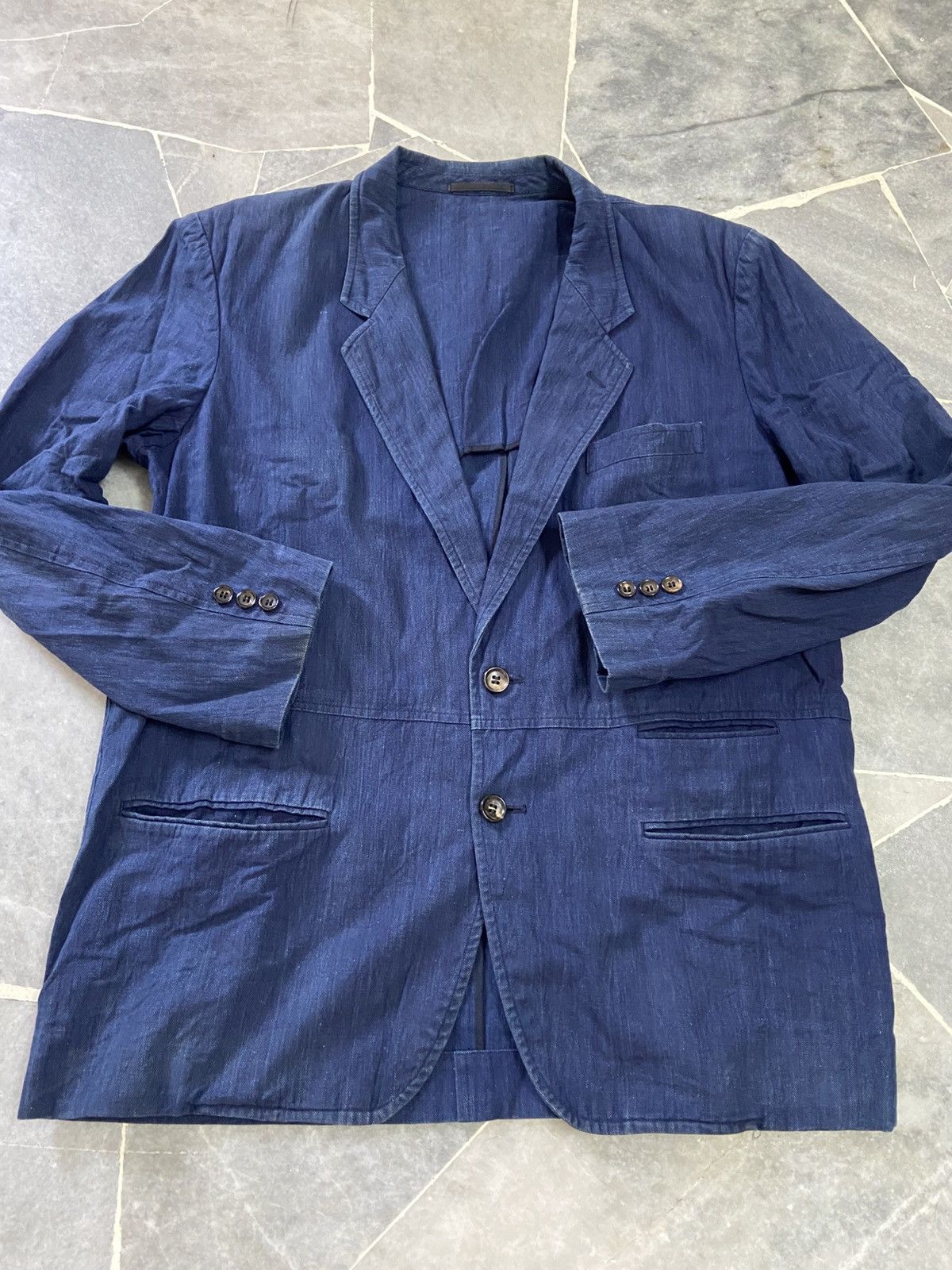 Comme des Garcons Homme Comme des Gargons CDG Homme Blazer Coat Jacket Size US M / EU 48-50 / 2 - 1 Thumbnail