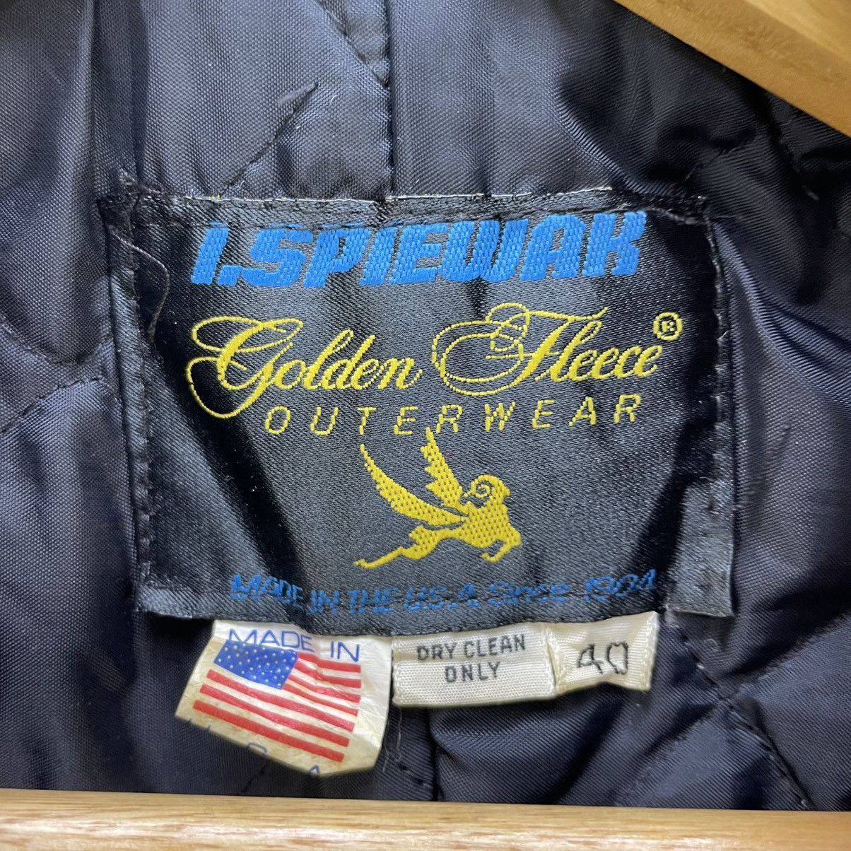 I. Spiewak And Sons 🔥 Vintage I. Spiewak & Sons Golden Peacoot Outerwear Size US M / EU 48-50 / 2 - 7 Thumbnail