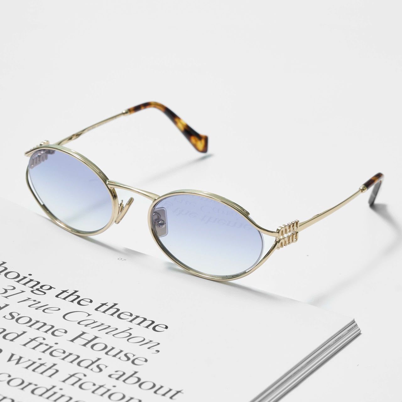 Miu Miu MIU MIU 0MU 52YS ZVN80O SUNGLASSES Size ONE SIZE - 2 Thumbnail