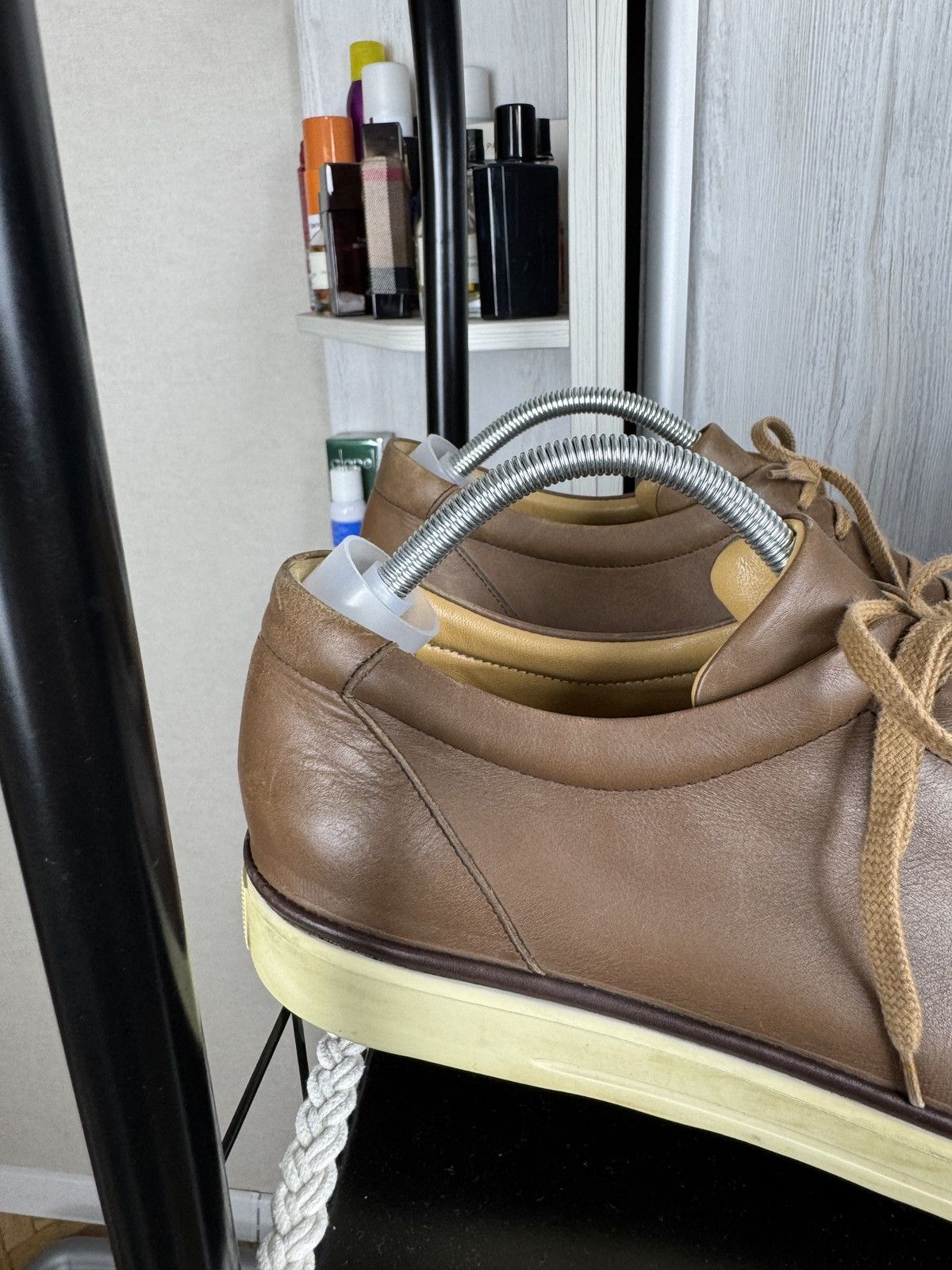 Bally BALLY Levico Italian Brown Leather Sneakers Size US 12 / EU 45 - 3 Thumbnail