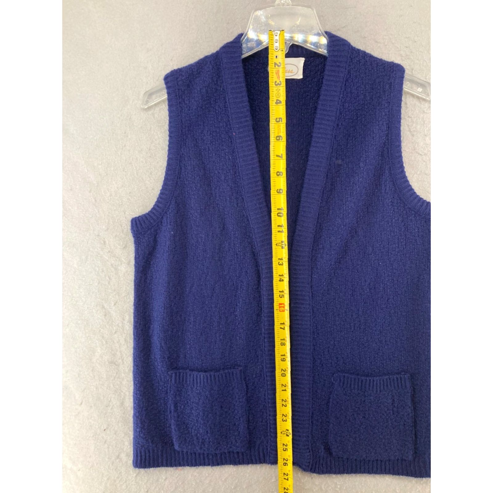 Vintage Russ Womens Vest Small Blue Vintage Cardigan Size S / US 4 / IT 40 - 3 Thumbnail