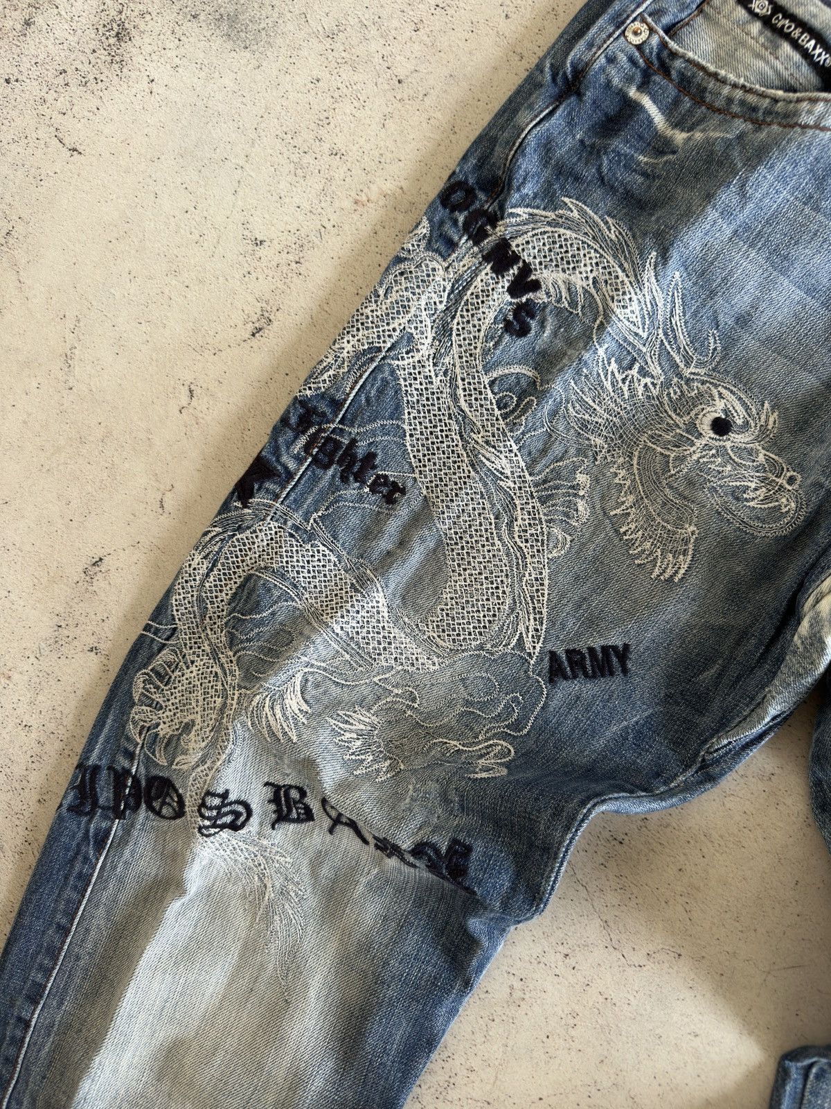 Other Cipo & Baxx Dragon Blue Denim Jeans Size 32/32 Size US 32 / EU 48 - 5 Thumbnail