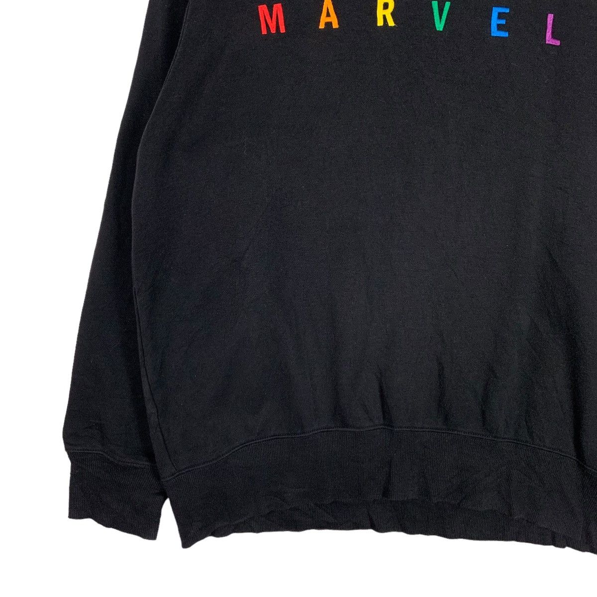 Japanese Brand Marvel Comics Colorful Embroidery Big Logo Sweater #0570-C26 Size US XL / EU 56 / 4 - 3 Thumbnail