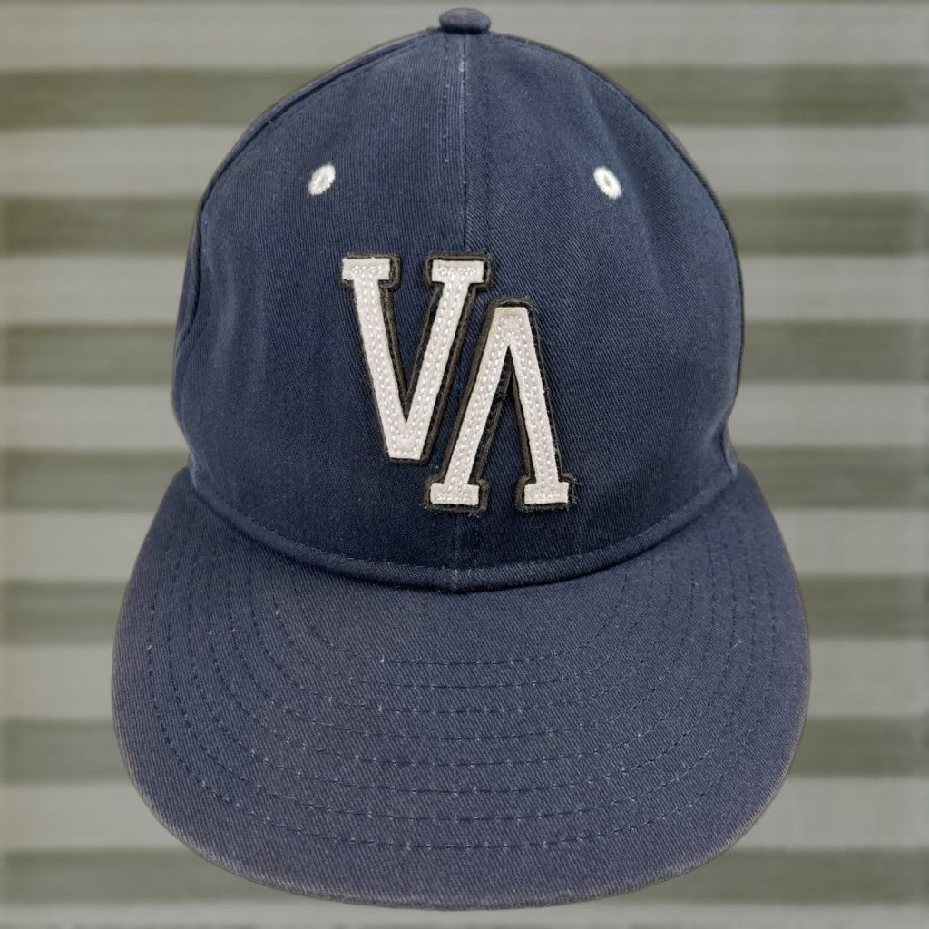 RVCA RVCA VA Mid Fit Strapback Hat Cap Streetwear Baseball Cap Navy One Size Men Adjustable 100% Cotton Vintage/Pre-Owned Style: Streetwear Size ONE SIZE - 1 Thumbnail
