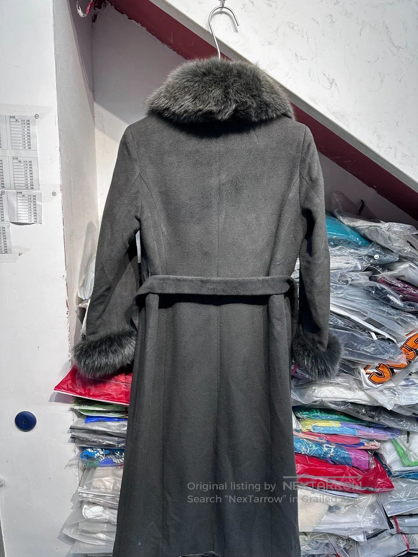 Japanese Brand Compagna Korean Luxury Wool Coat. Size XS / US 0-2 / IT 36-38 - 2 Thumbnail