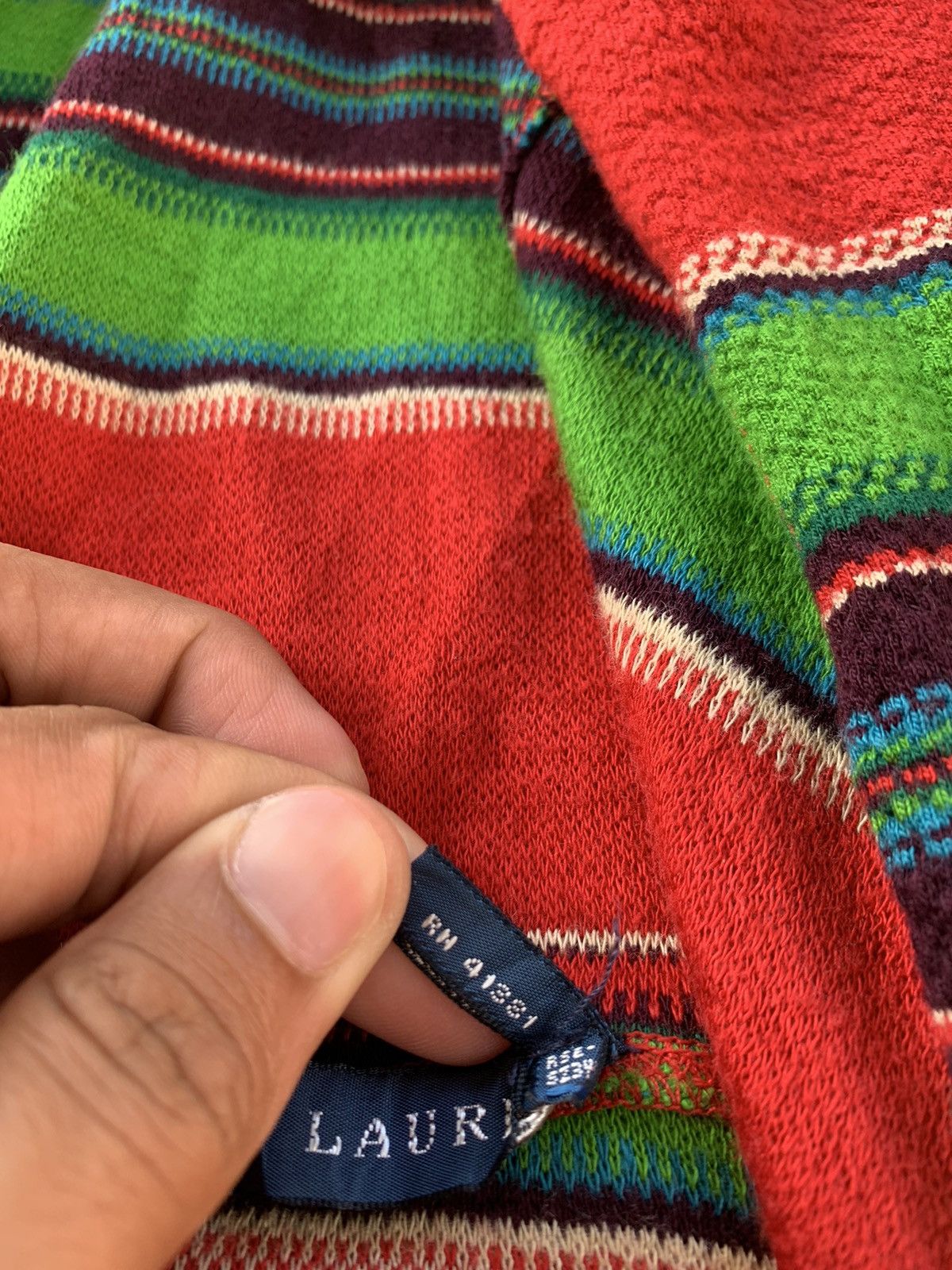 Polo Ralph Lauren Ralph Lauren Southwestern Serape Stripe Cardigan Size M / US 6-8 / IT 42-44 - 8 Thumbnail