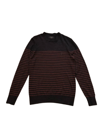 Allsaints Vintage Allsaints Striped Warm Sweater Size M Size US M / EU 48-50 / 2 - 1 Thumbnail